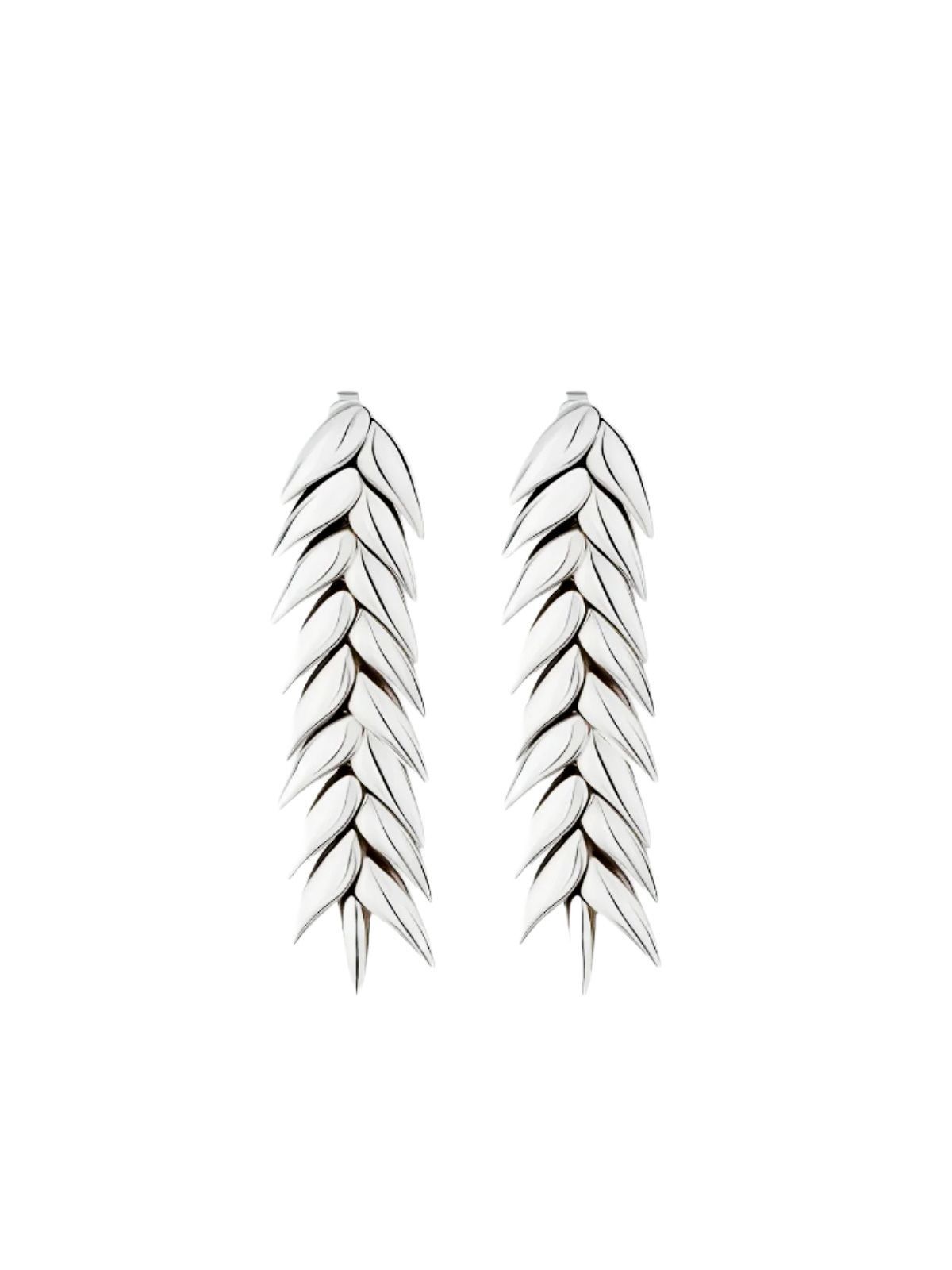 Orecchini spikelet medium argento