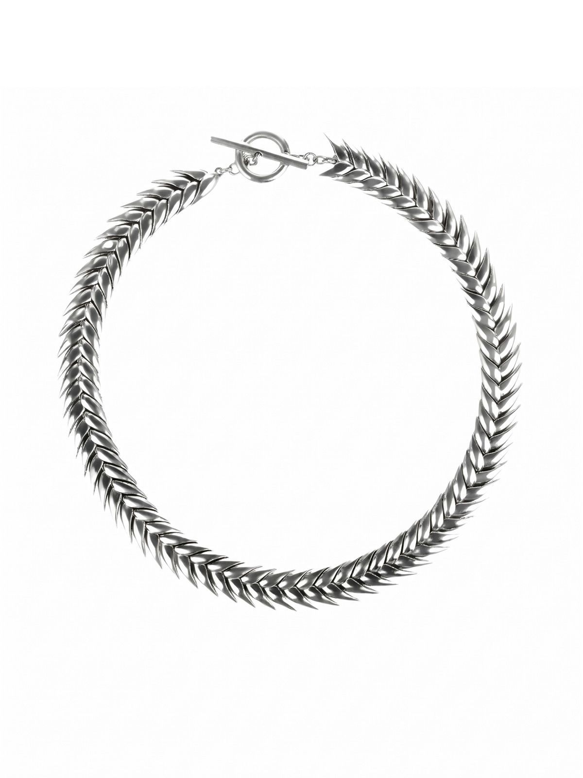 Collana spikelet argento