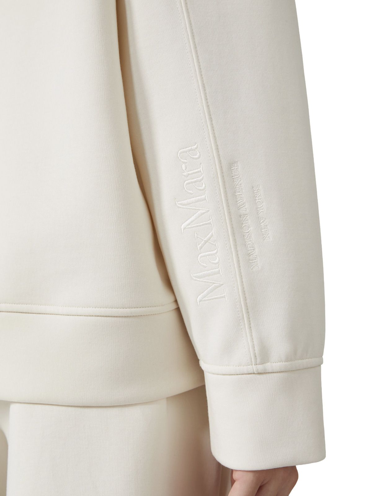 White smmbuona hoodie 'S MAX MARA