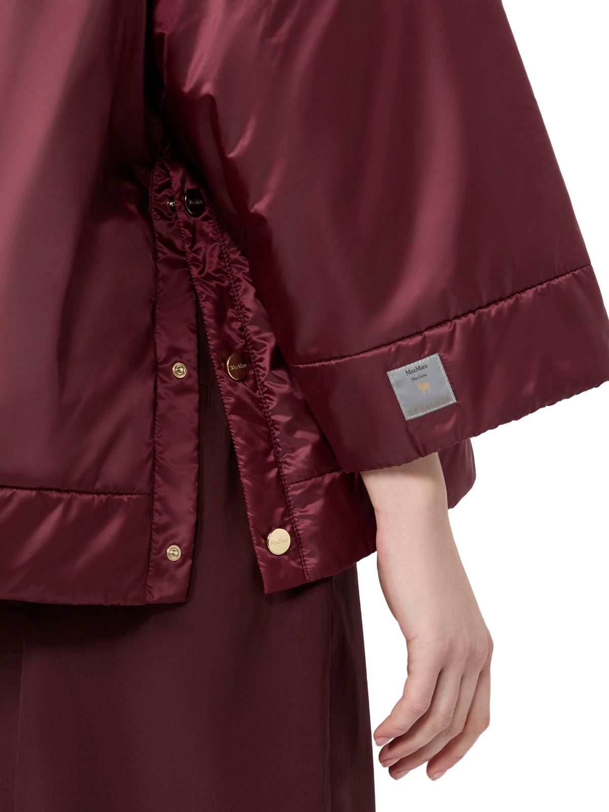 Bordeaux mtcfiore puffer jacket MAX MARA THE CUBE