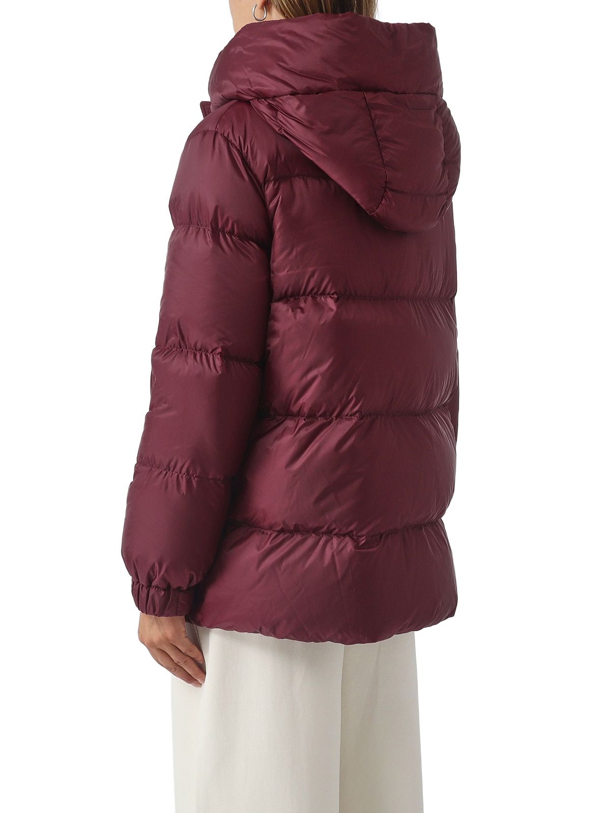 Bordeaux seia puffer jacket MAX MARA THE CUBE