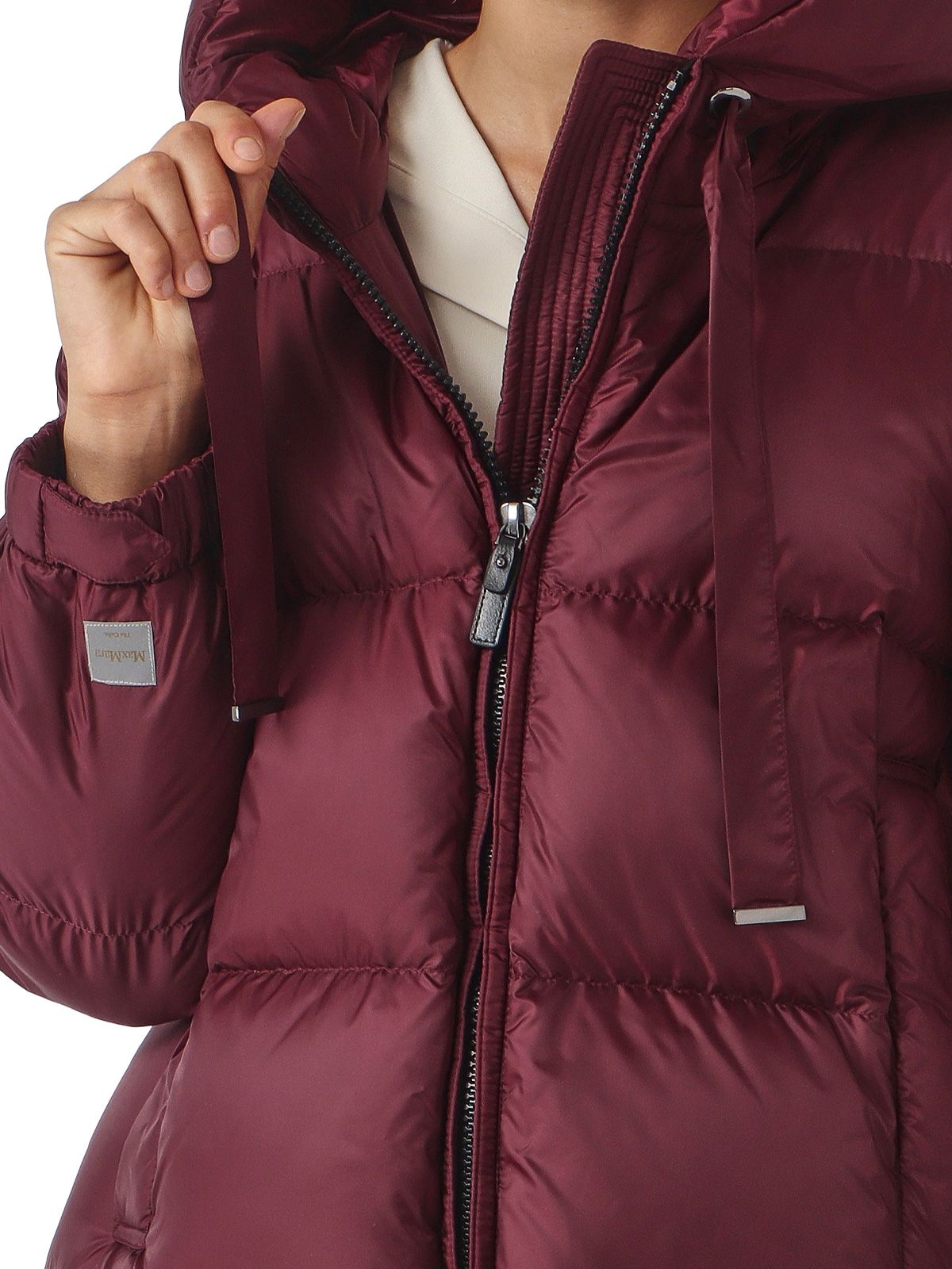 Bordeaux seia puffer jacket MAX MARA THE CUBE