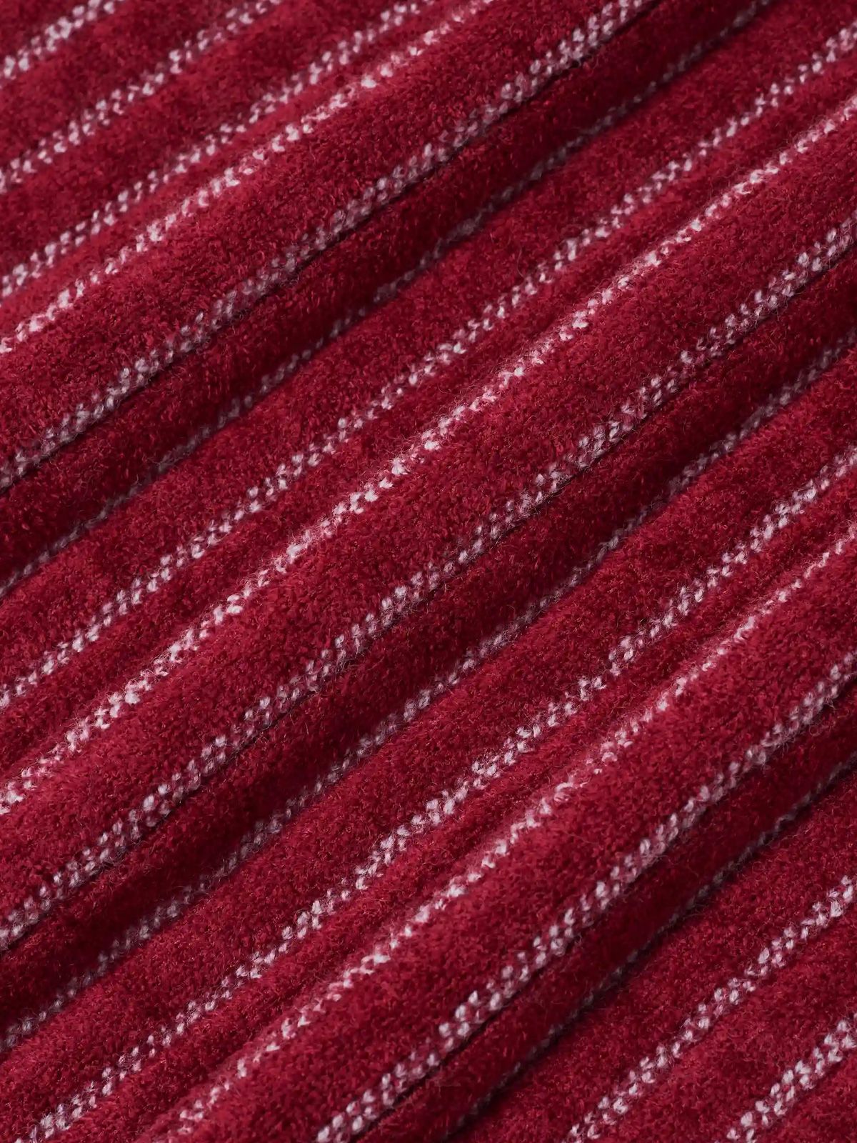 Burgundy d mirror monogram cardigan DRÔLE DE MONSIEUR