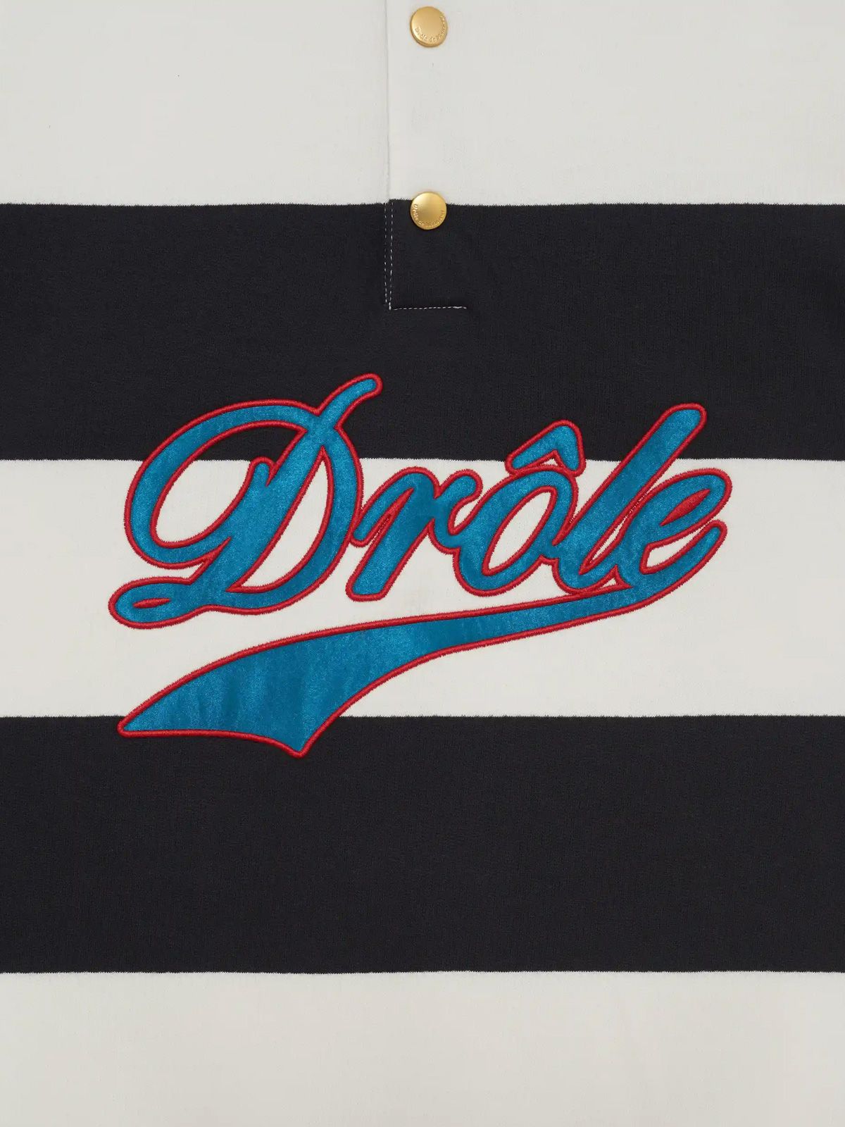 Polo drole bianca a righe DROLE DE MONSIEUR