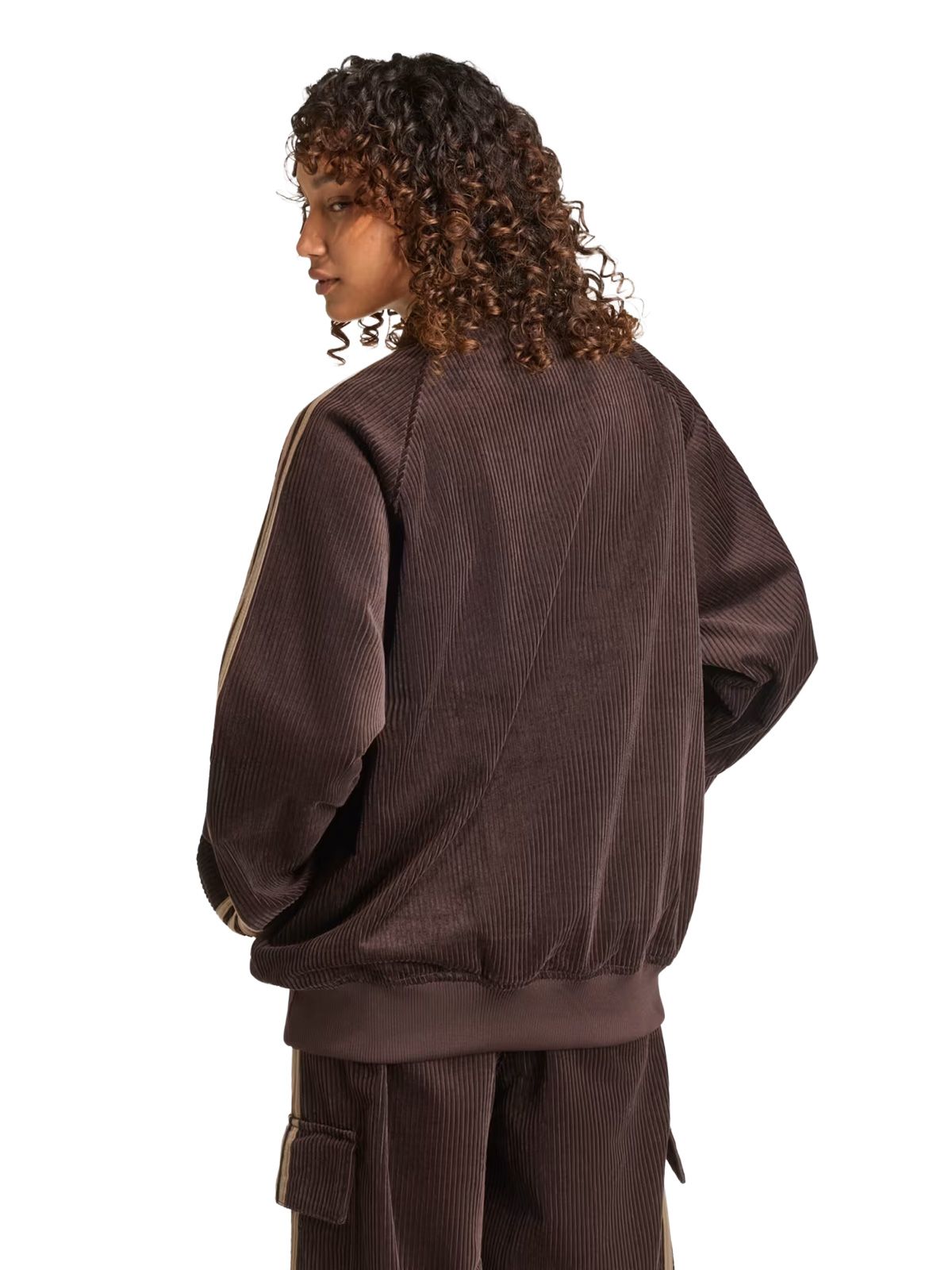 Brown tracktop ADIDAS ORIGINALS