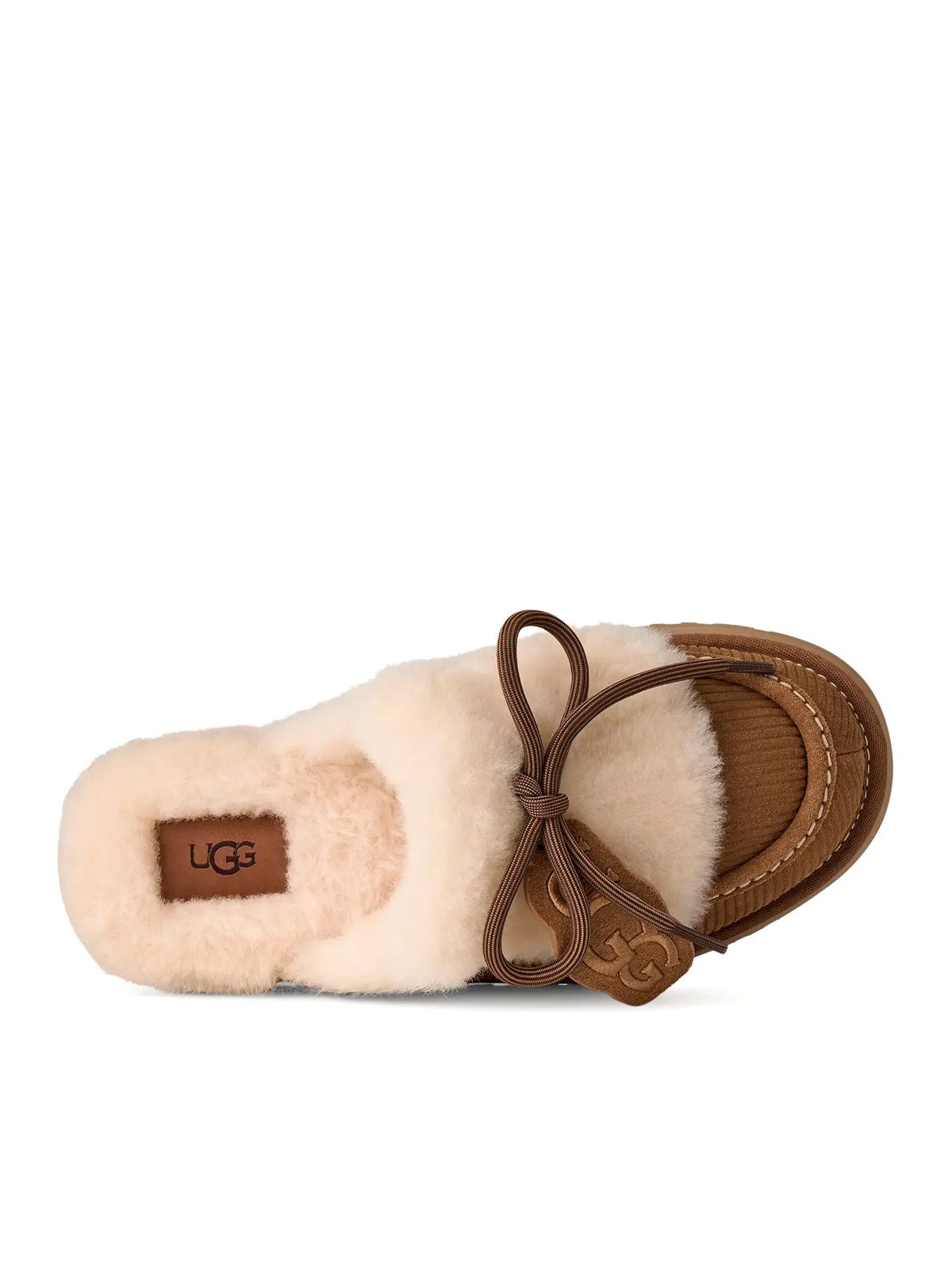 Sabot disquette heritage marroncino UGG