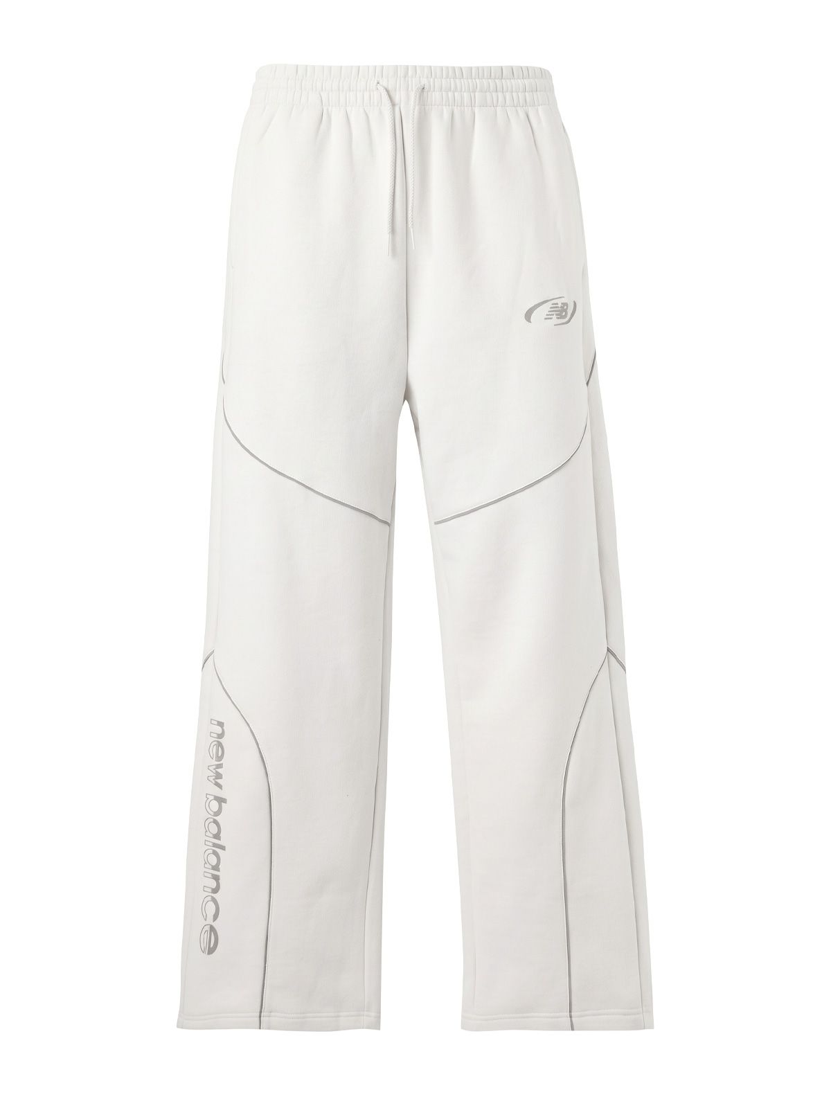 Light grey trackside fleece pants