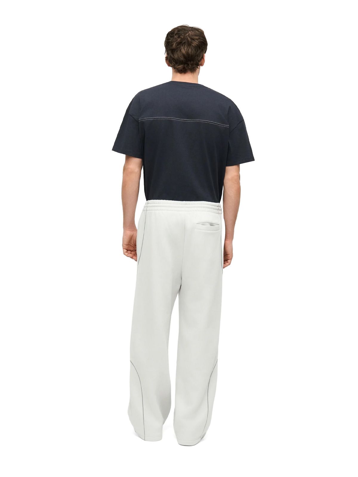 Light grey trackside fleece pants NEW BALANCE