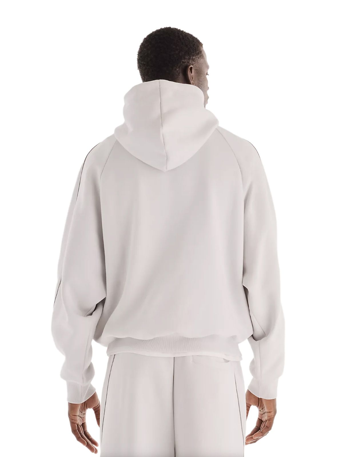 Grey trackside fleece hoodie NEW BALANCE