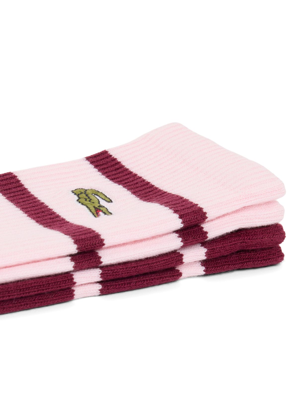 Rose pale bordeaux socks LACOSTE