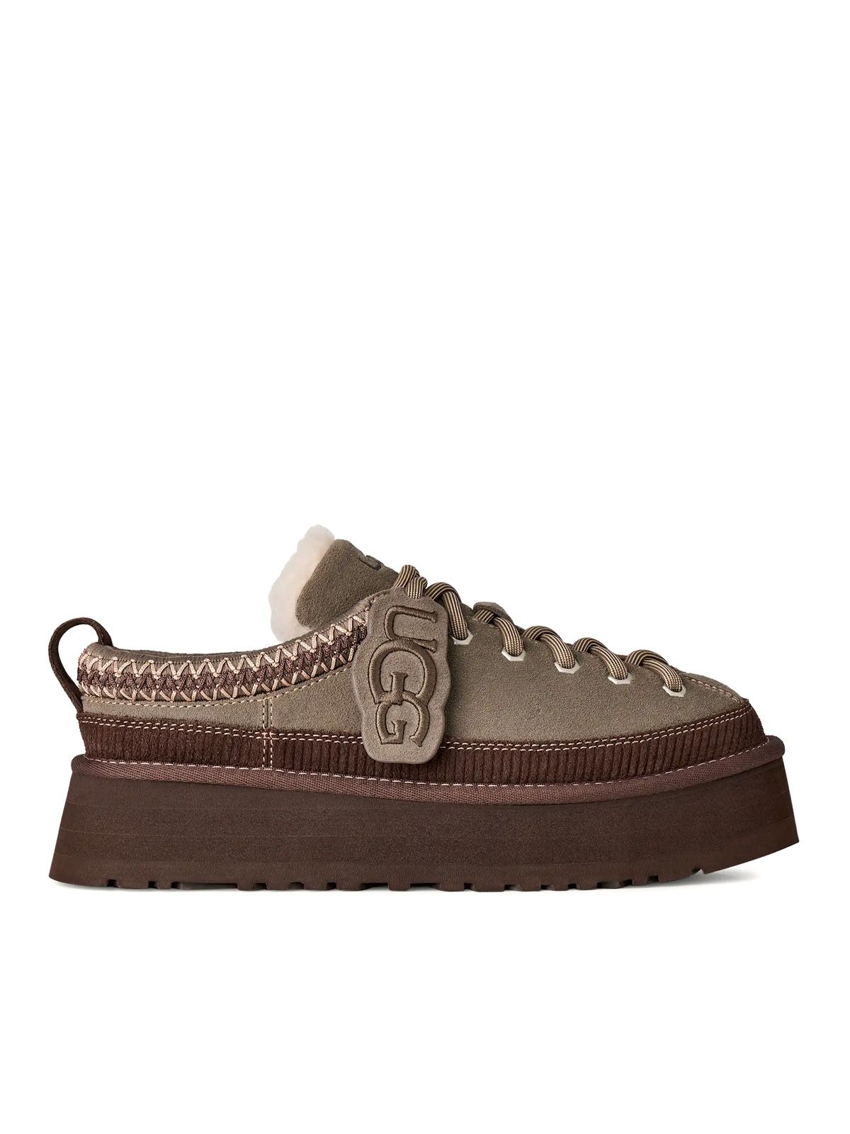 Sabot heritage lace up slipper verde salvia