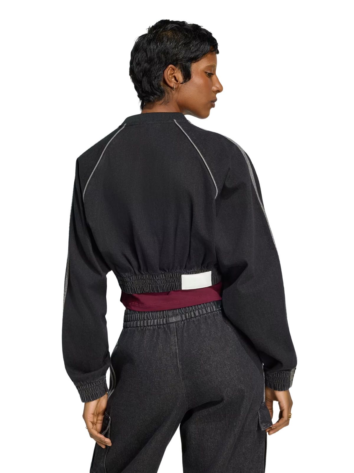 Black tracktop ADIDAS ORIGINALS