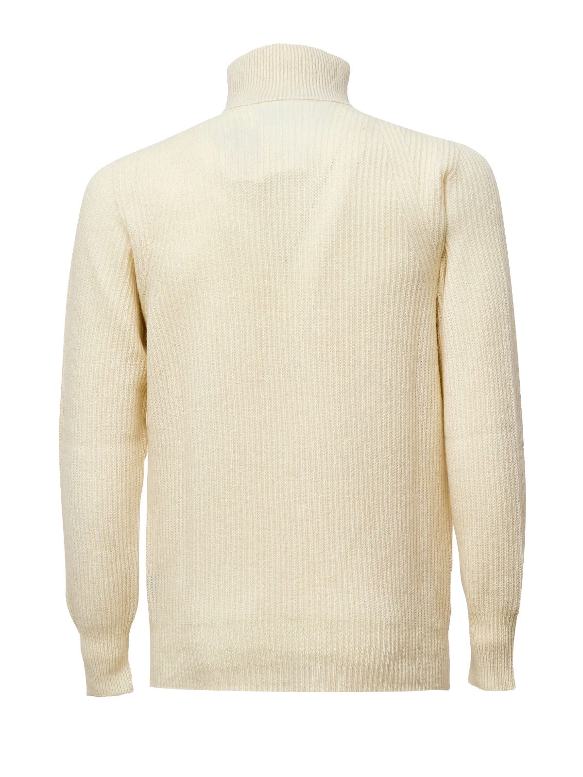 Maglione bianco naturale AMARANTO