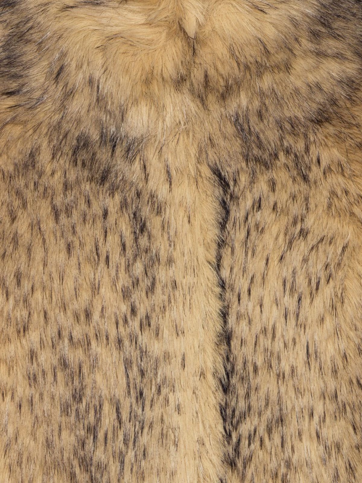 Giacca corta in finta pelliccia beige ROTATE