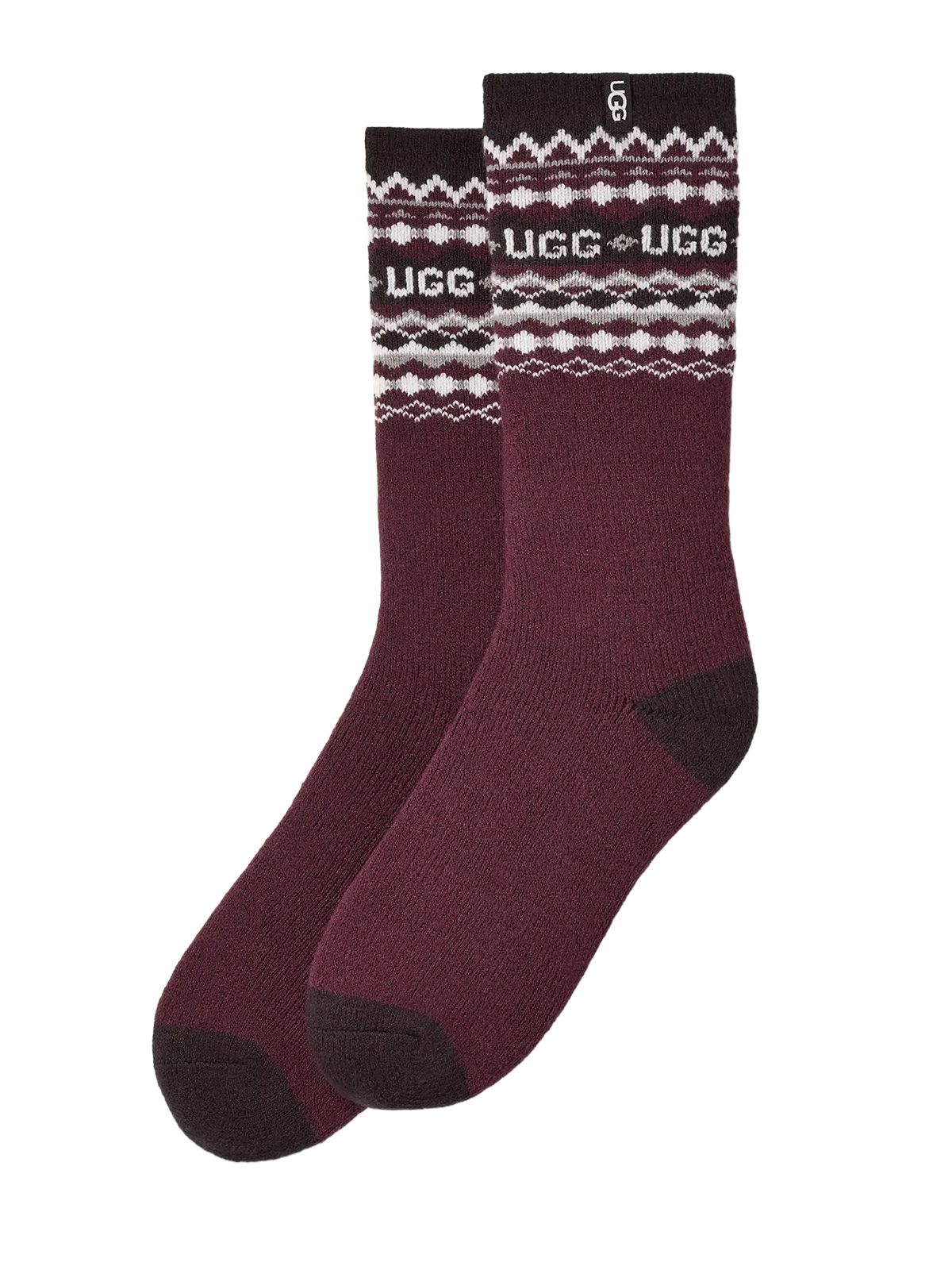 Calzini keavy cozy crew bordeaux UGG