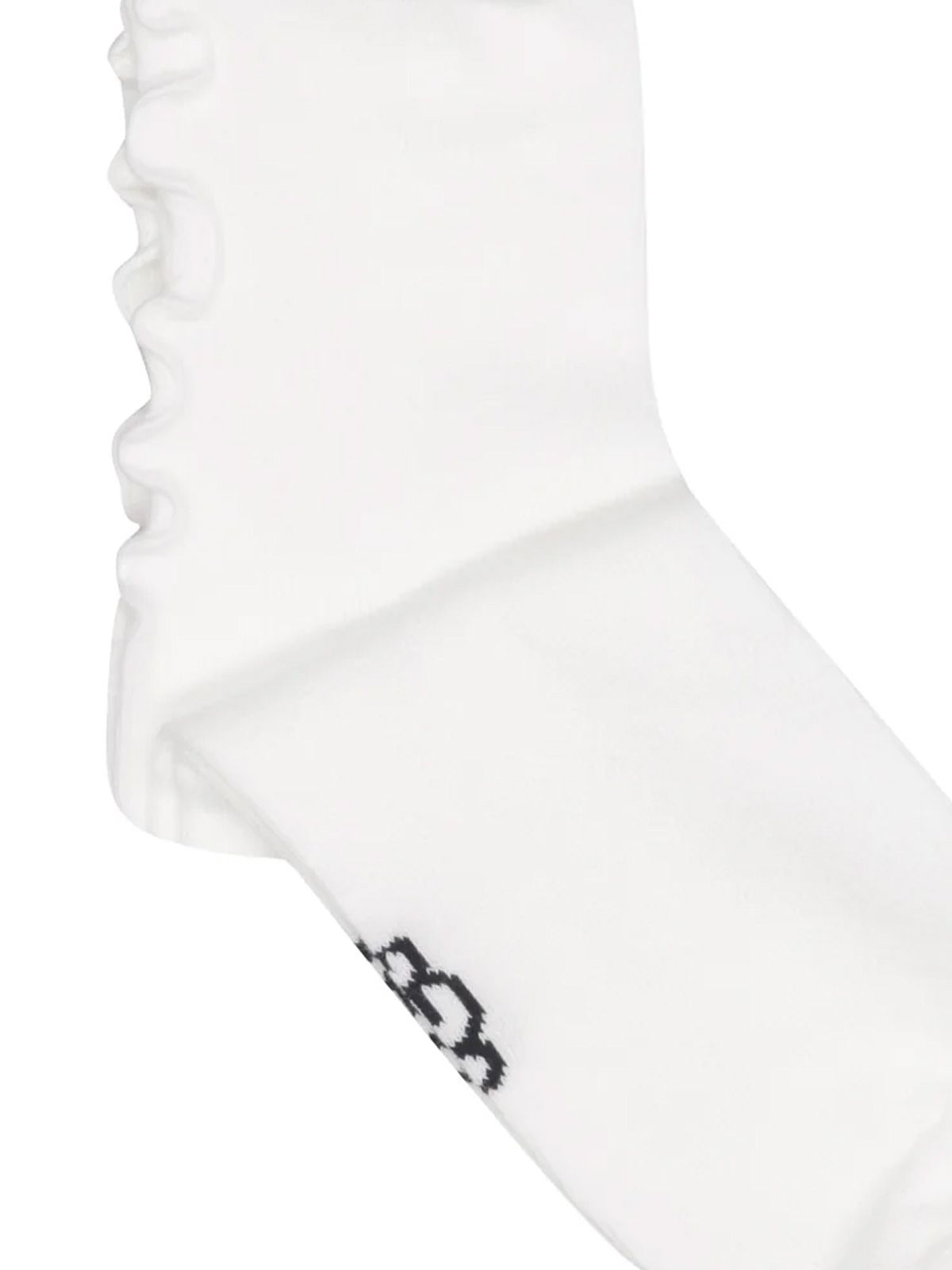 Calzini karsyn bianchi con bordo ondulato UGG
