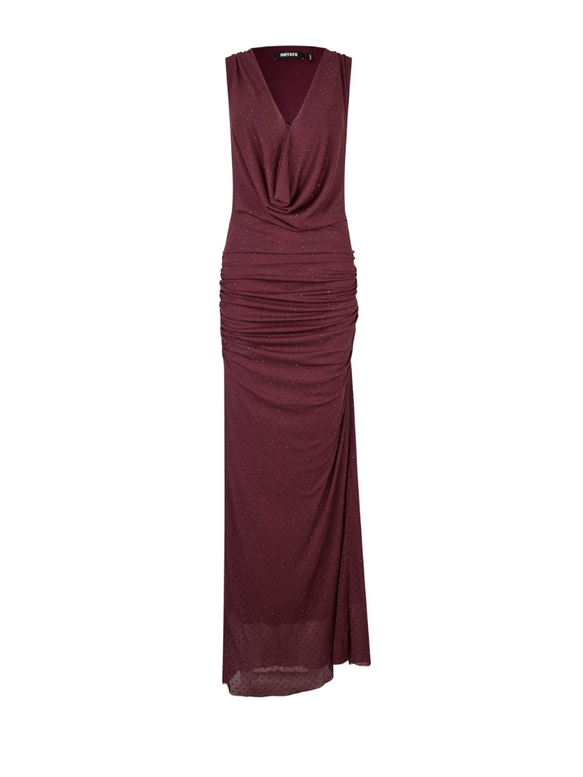 Vestito halterneck bordeaux