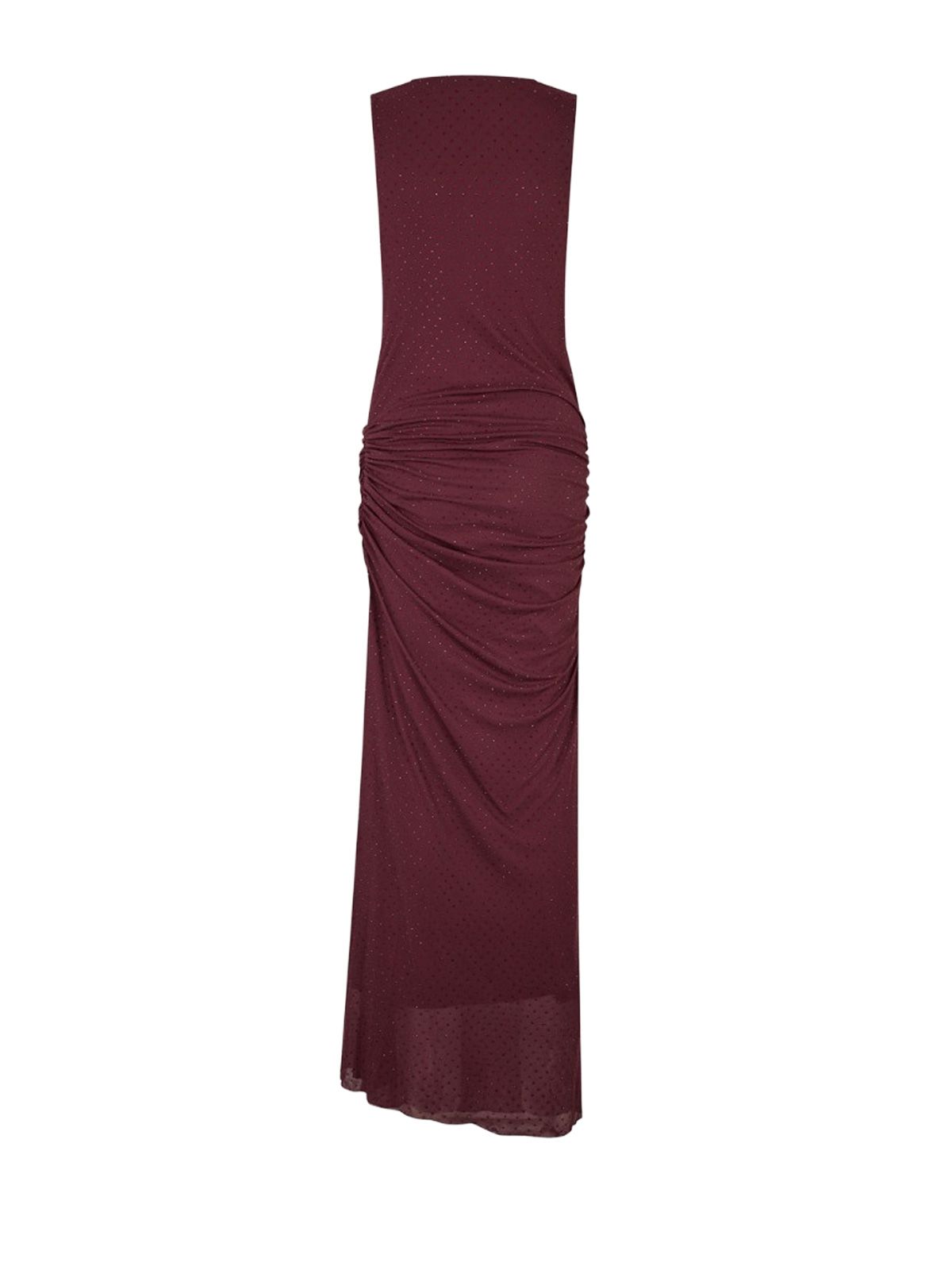 Vestito halterneck bordeaux ROTATE