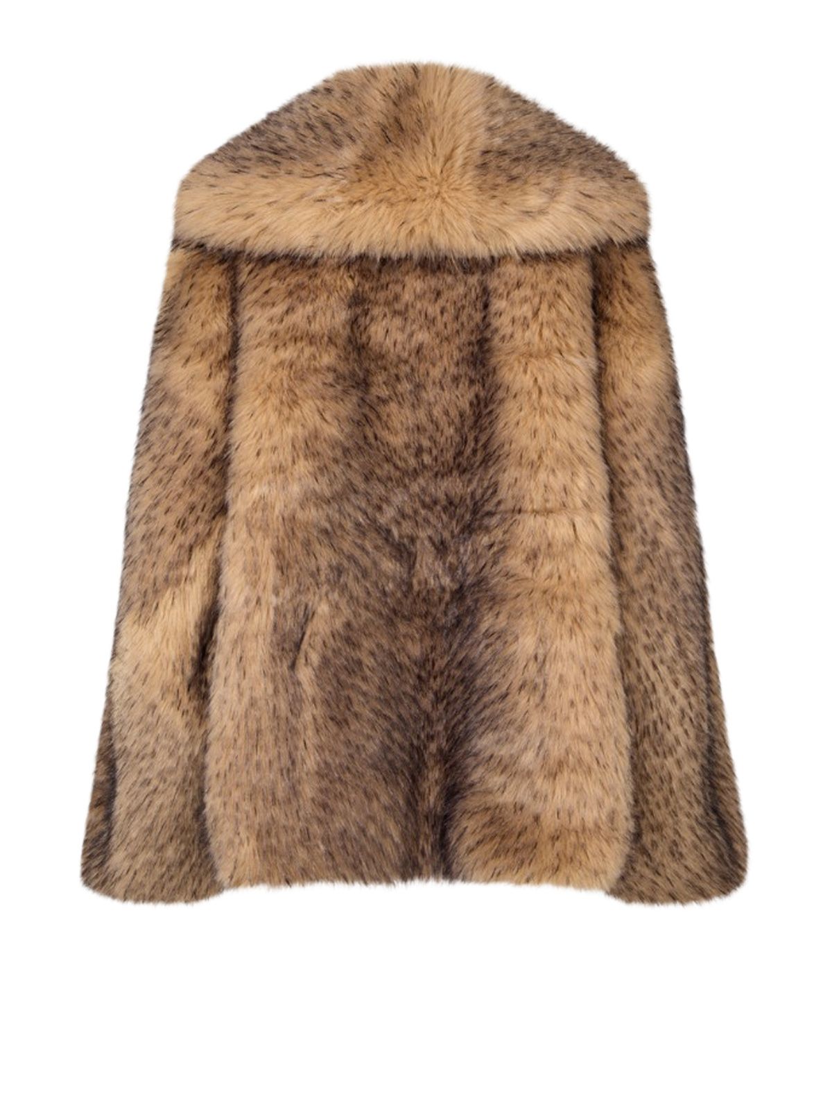 Giacca in finta pelliccia beige ROTATE