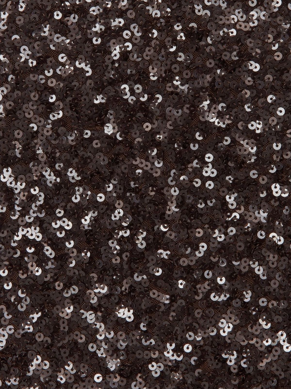 Vestito in paillettes marrone nocciola ROTATE