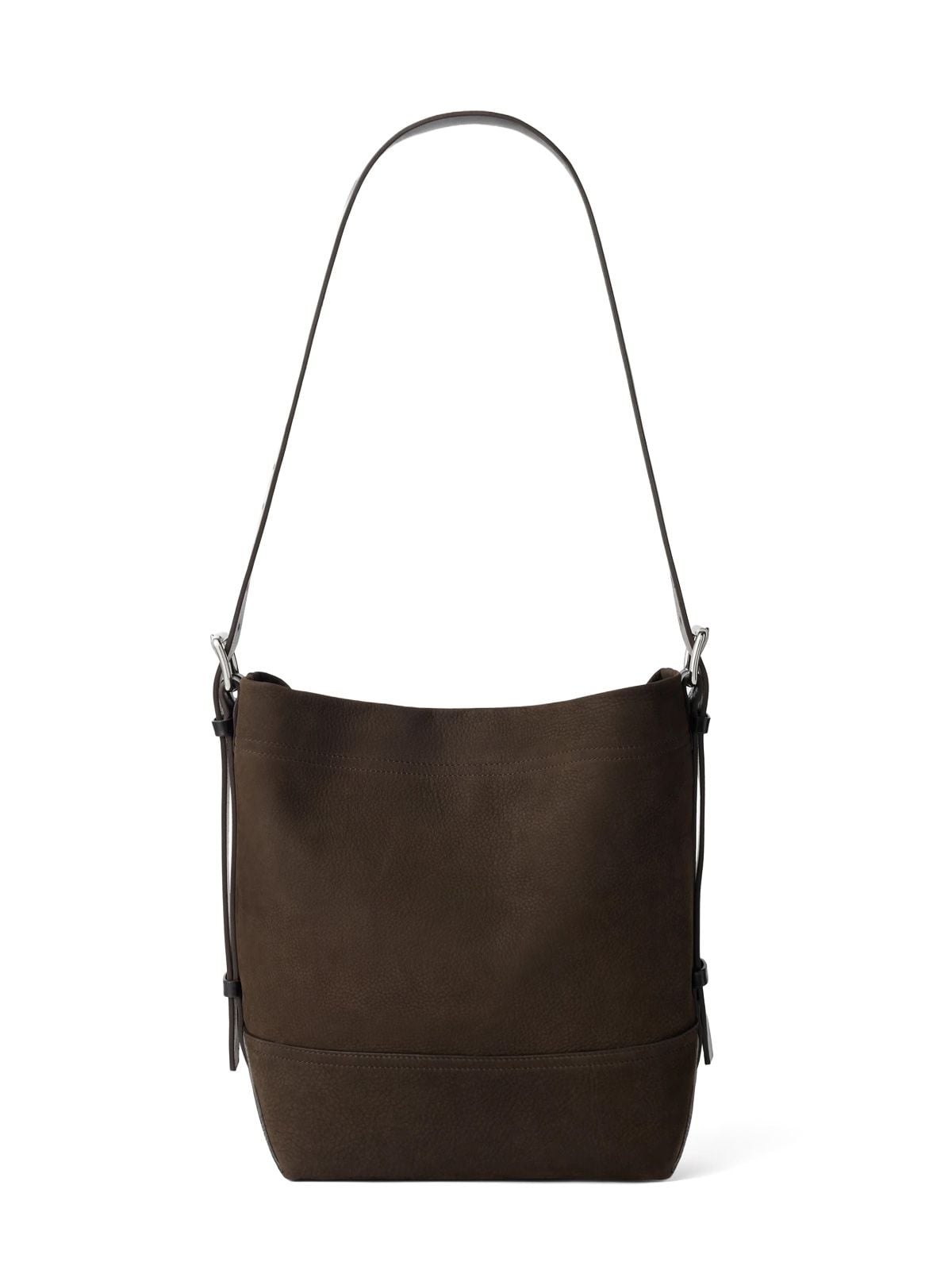 Borsa tote con cintura marrone freddo