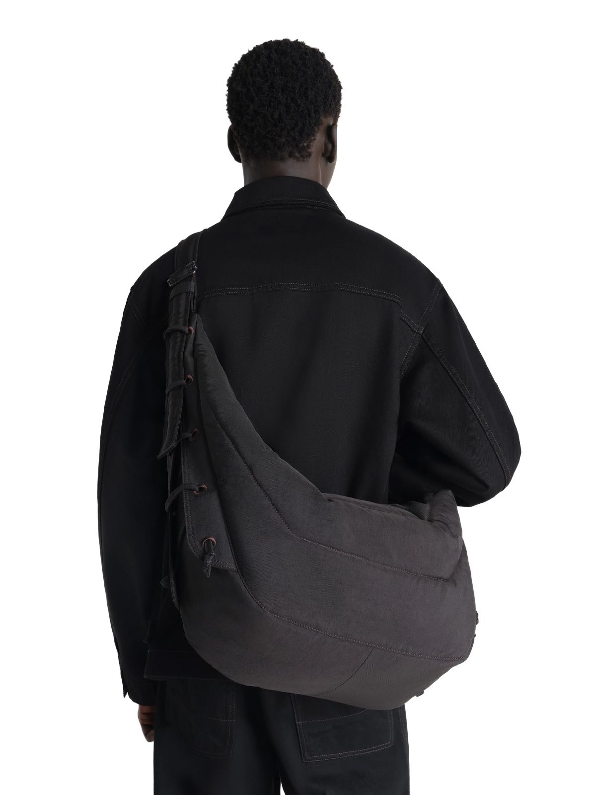 Borsa game large soft marrone ebano LEMAIRE