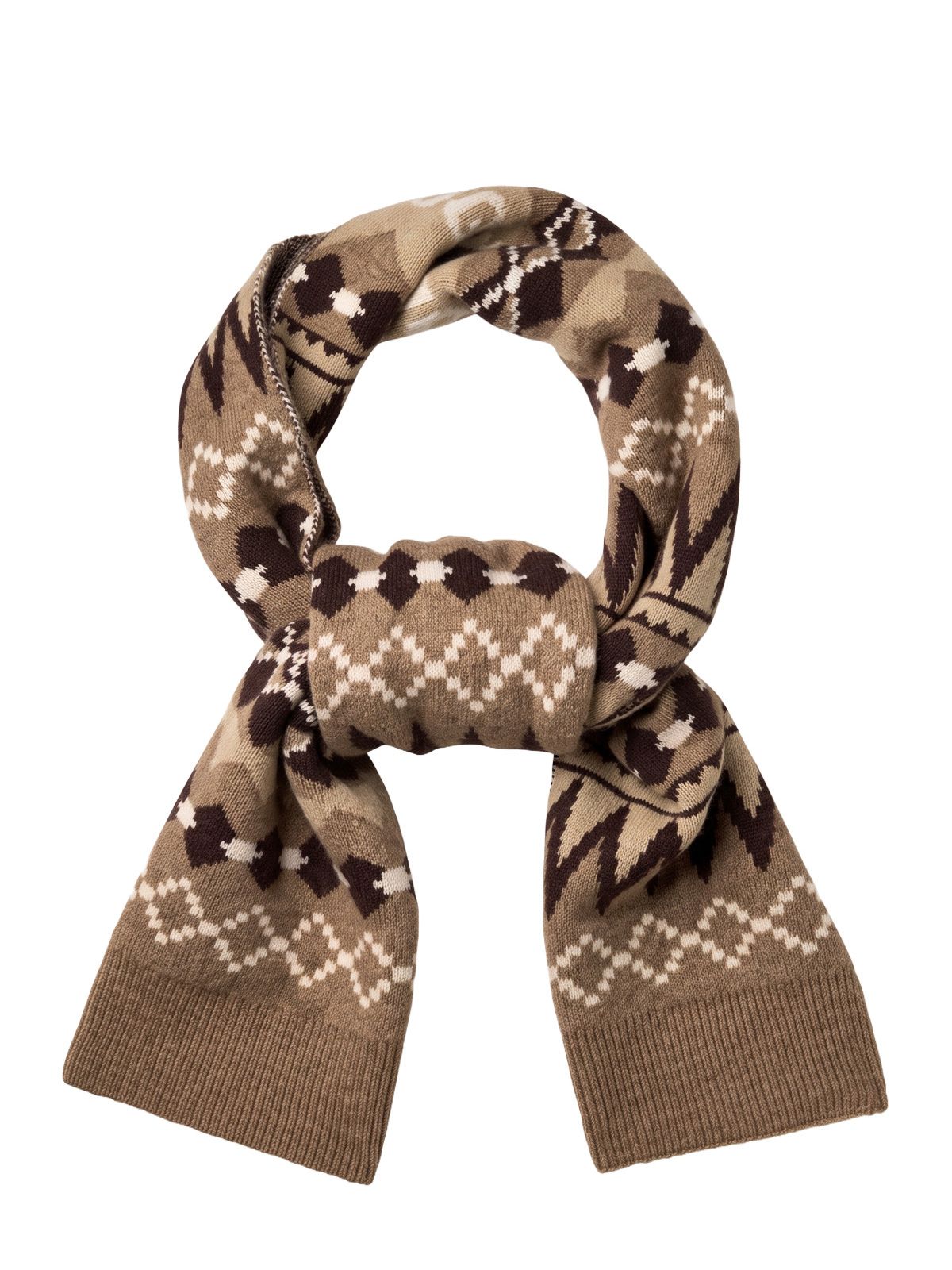 Brown braylee uggisle scarf