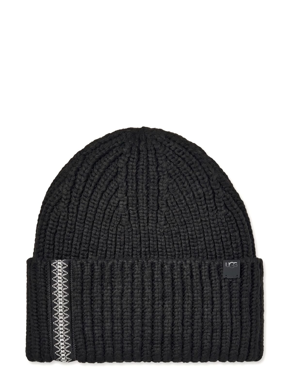 Berretto chunky rib uggbraid nero