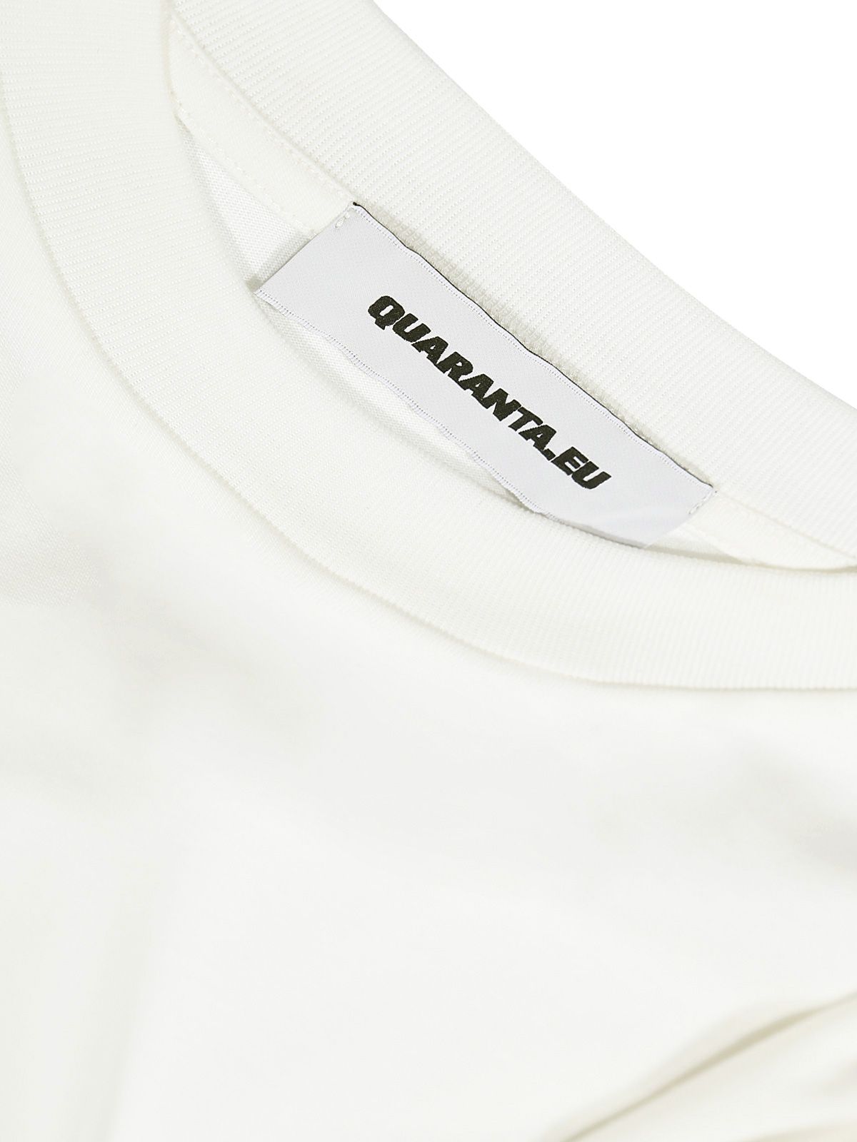 White long sleeve t-shirt QUARANTA.EU