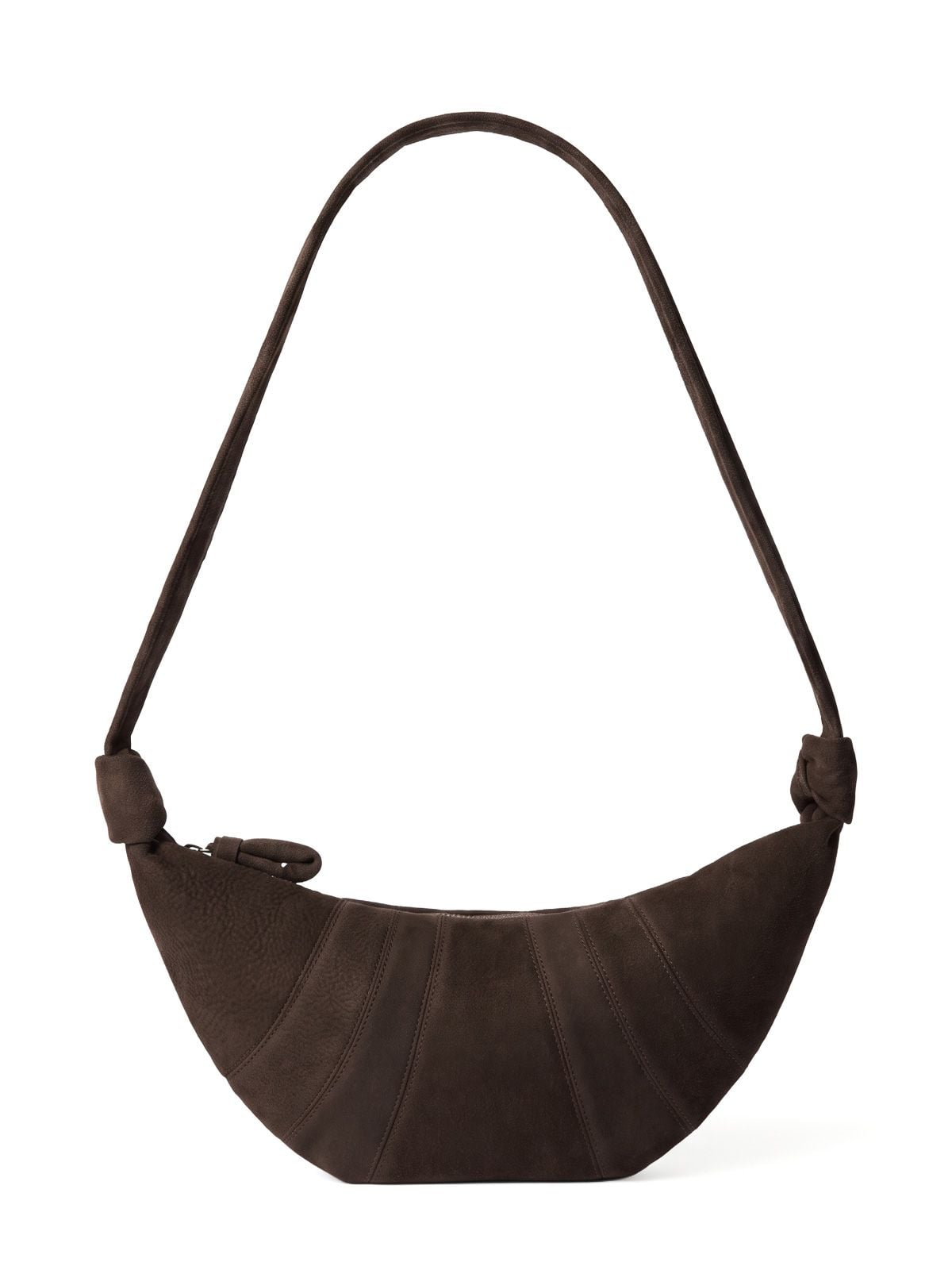 Borsa medium croissant marrone ebano