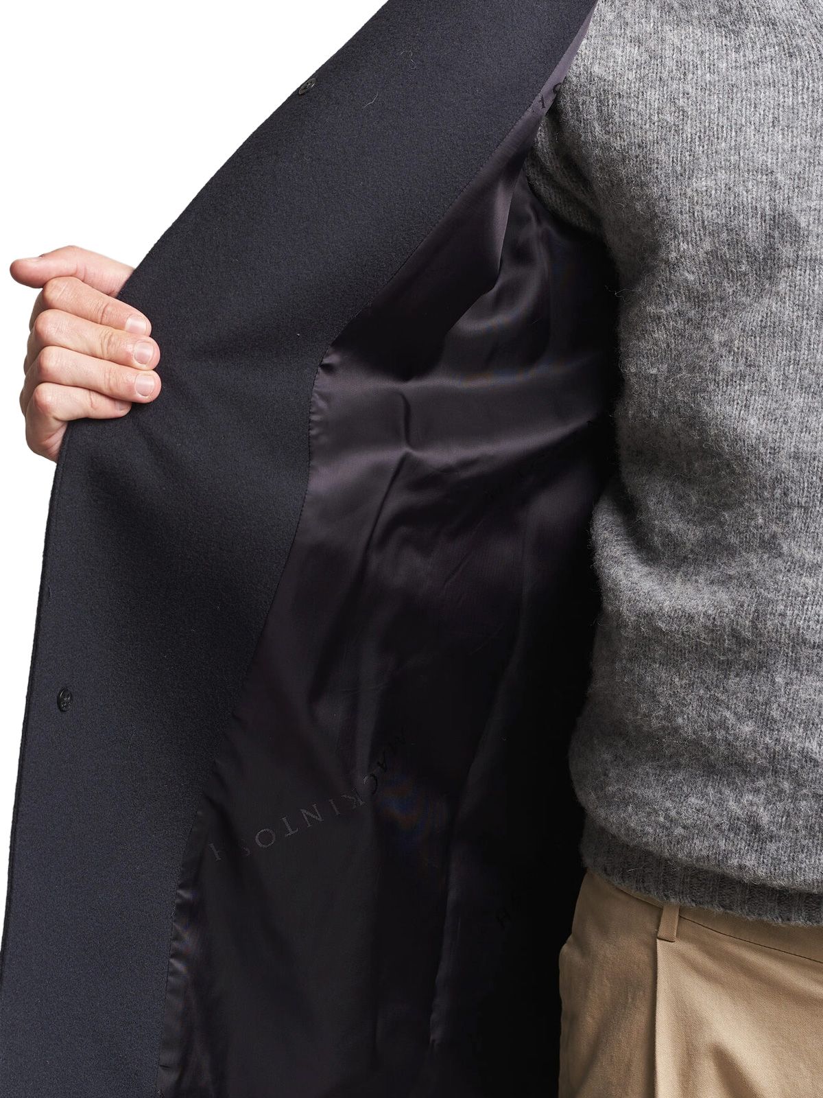 Cappotto dunkled blu navy MACKINTOSH