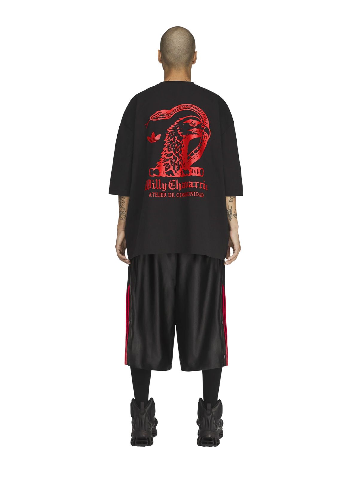 T-shirt wc atelier nera ADIDAS X WILLY CHAVARRIA