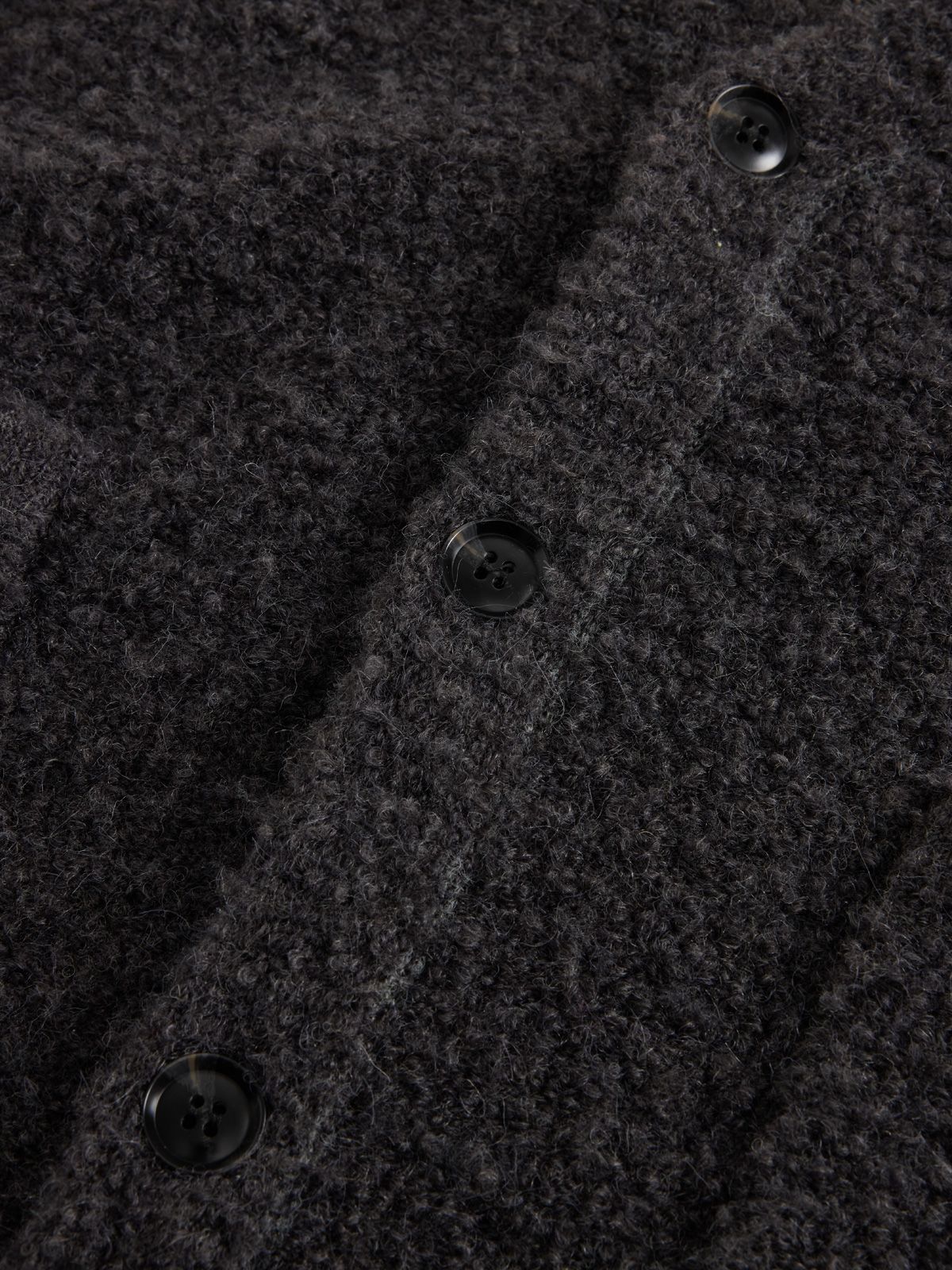 Cardigan cozy grigio scuro ACUPUNCTURE