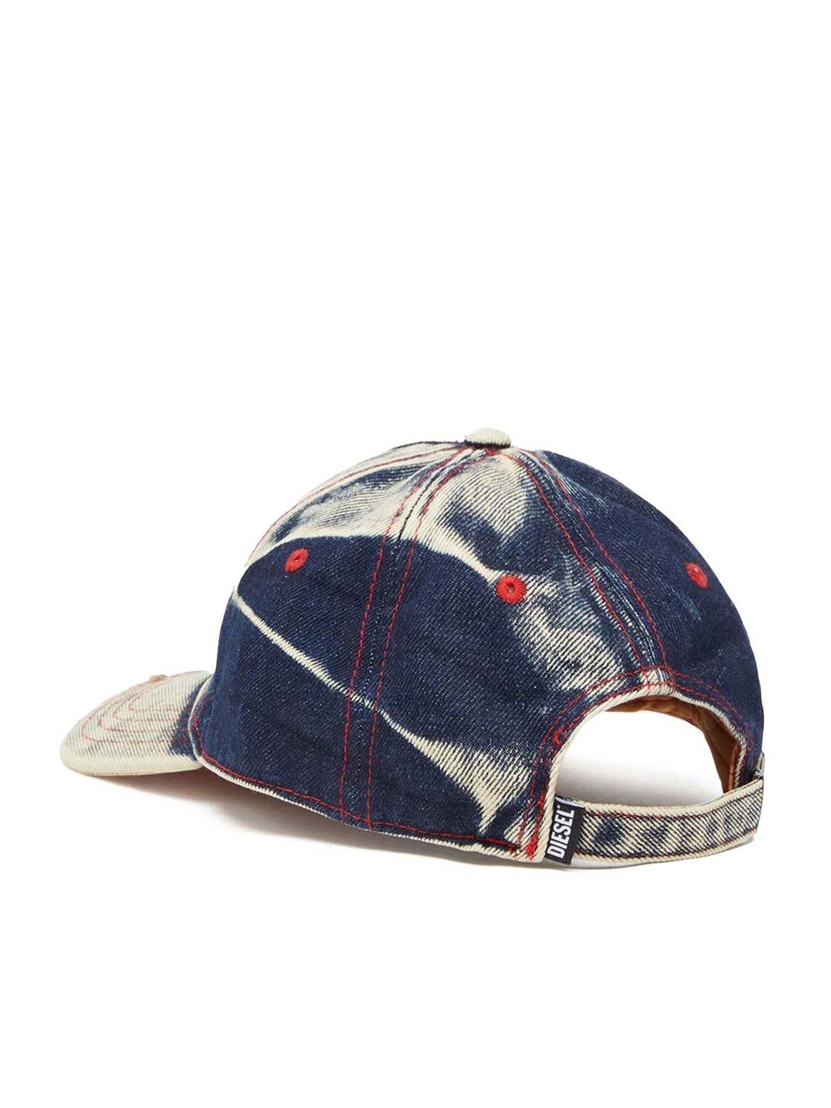 Cappello con visiera seymon blu DIESEL