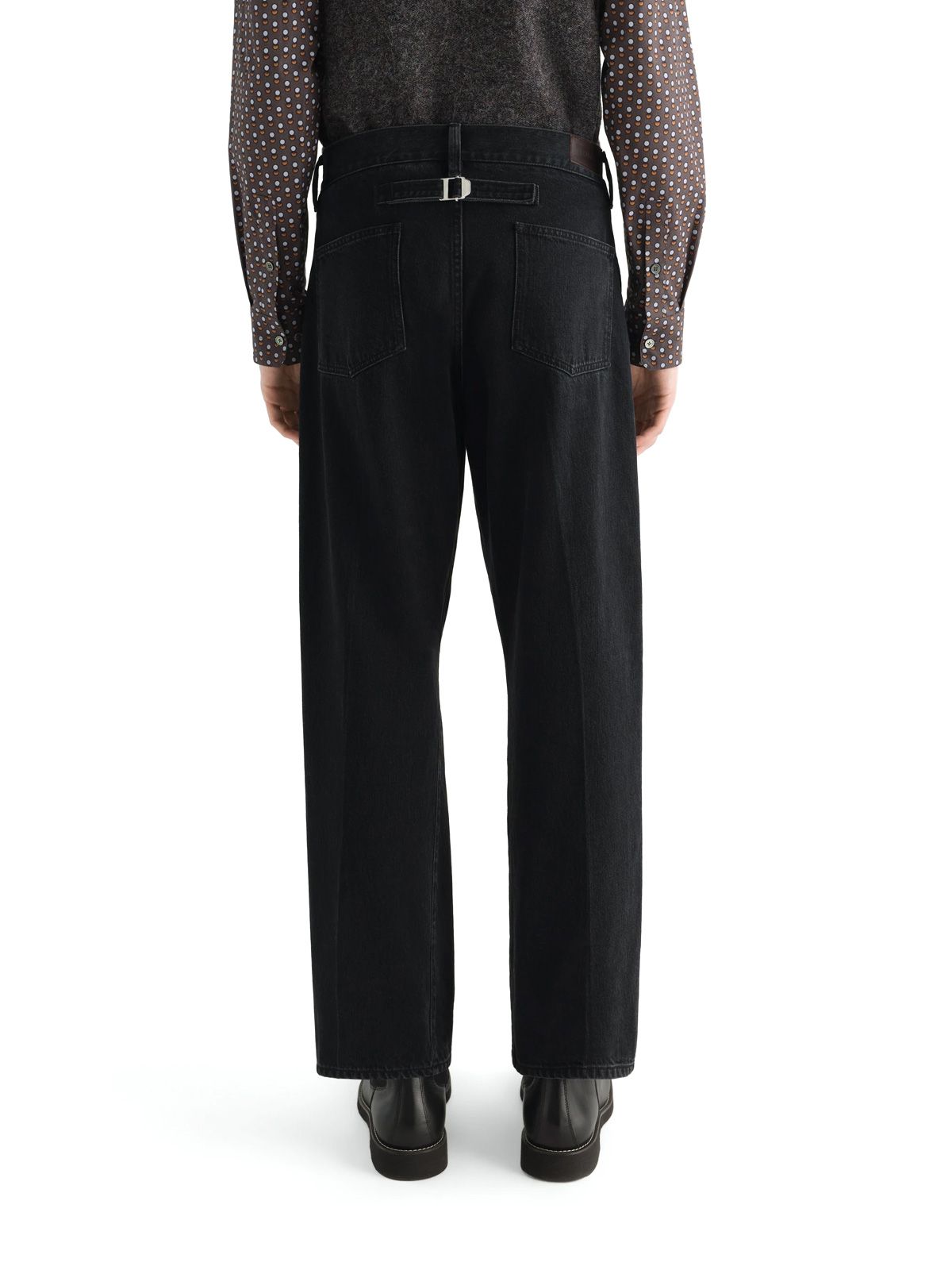 Pantaloni a gamba dritta 5 pockets neri LEMAIRE