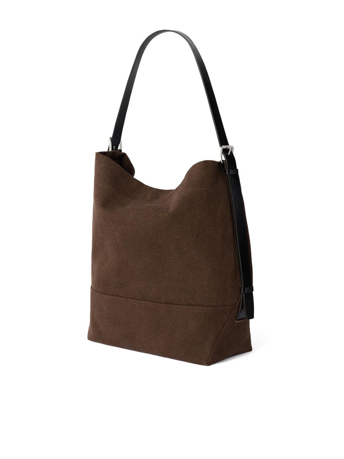 Borsa tote con cintura marrone fondente LEMAIRE