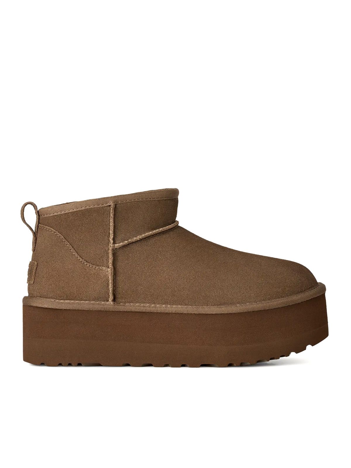 Stivaletti classic ultra mini platform beige