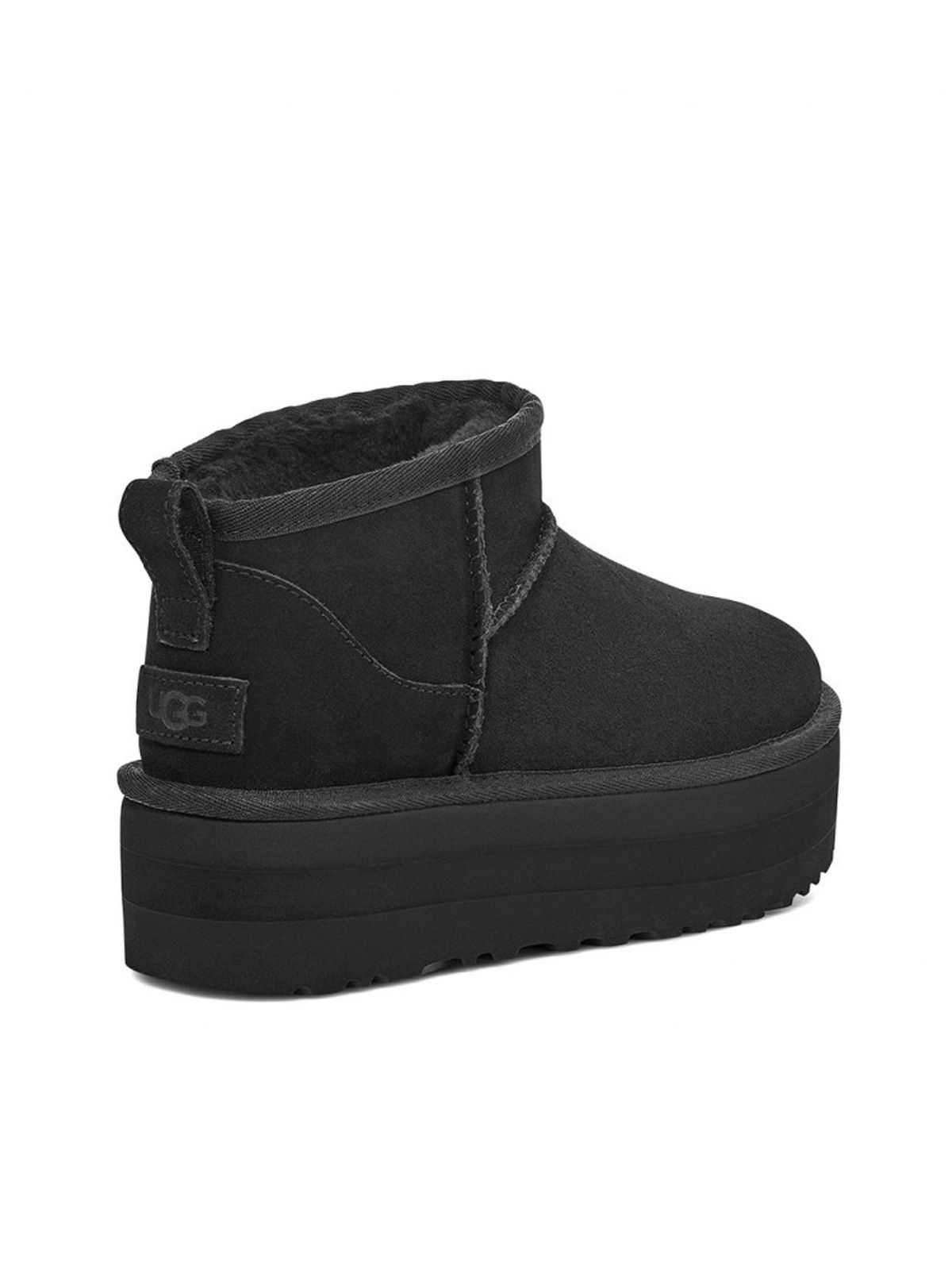 Black classic ultra mini platform boots UGG