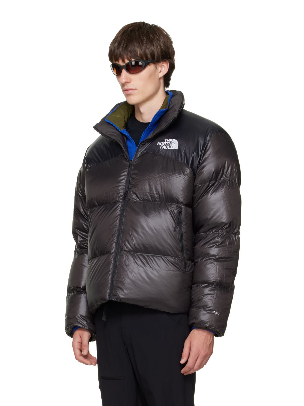 Giacca pertex nuptse marrone THE NORTH FACE