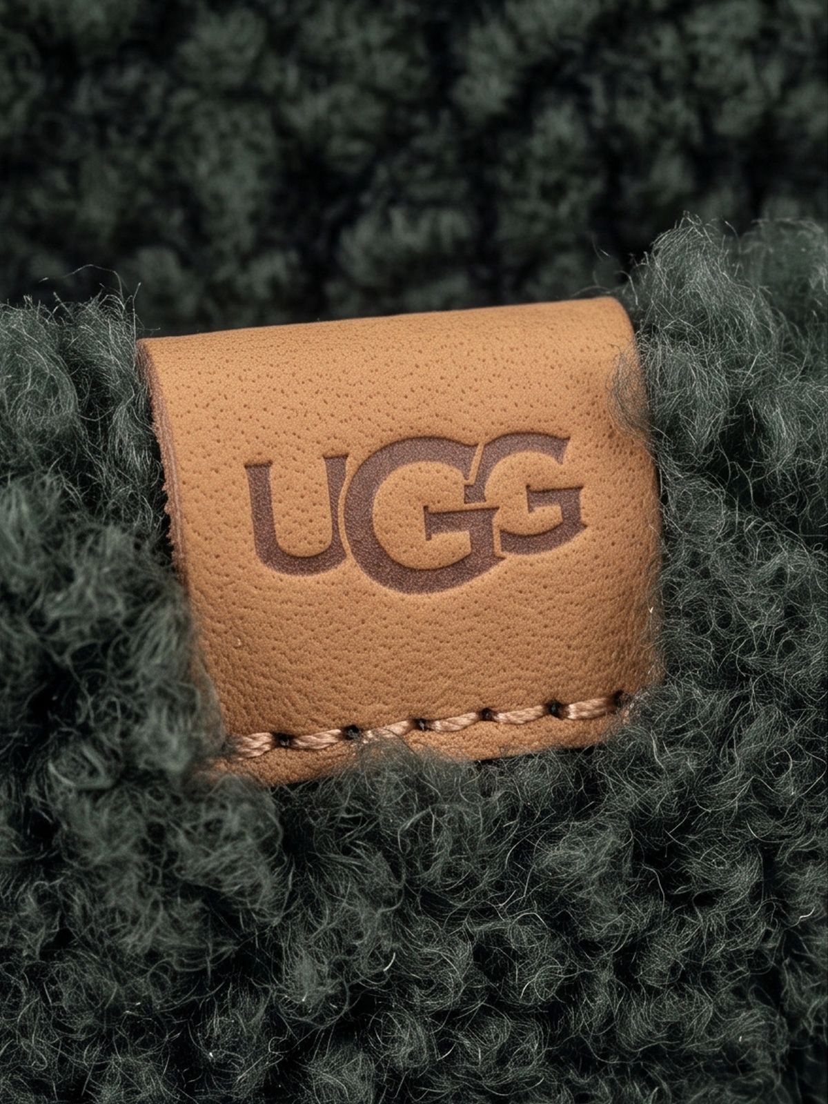 Berretto senza visiera uggbraid verde UGG