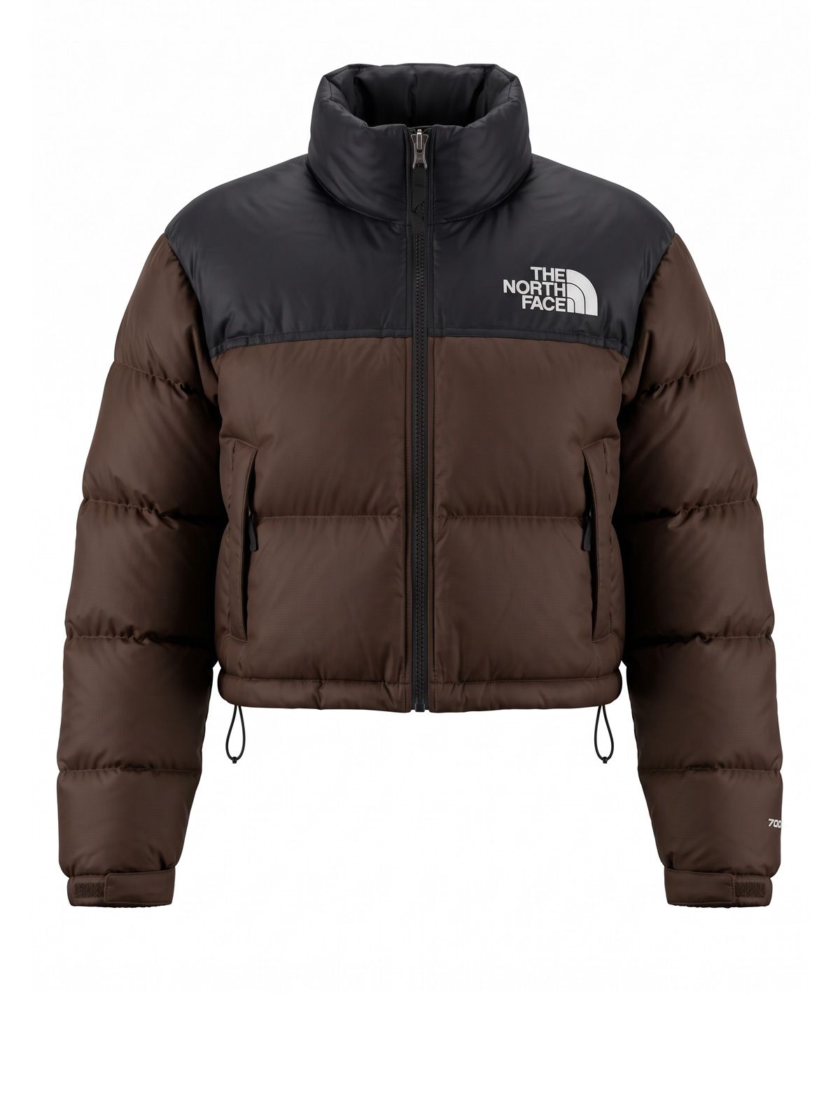 Giacca corta nuptse marrone