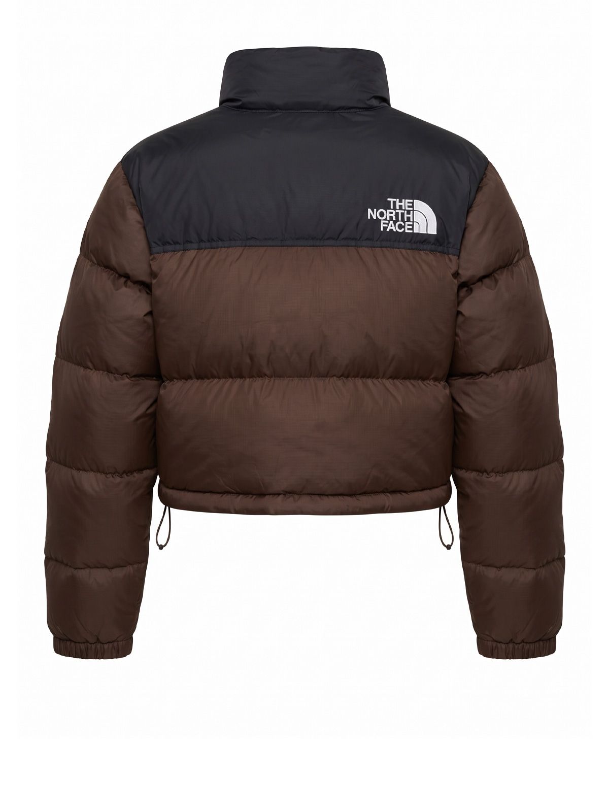 Brown nuptse short jacket THE NORTH FACE