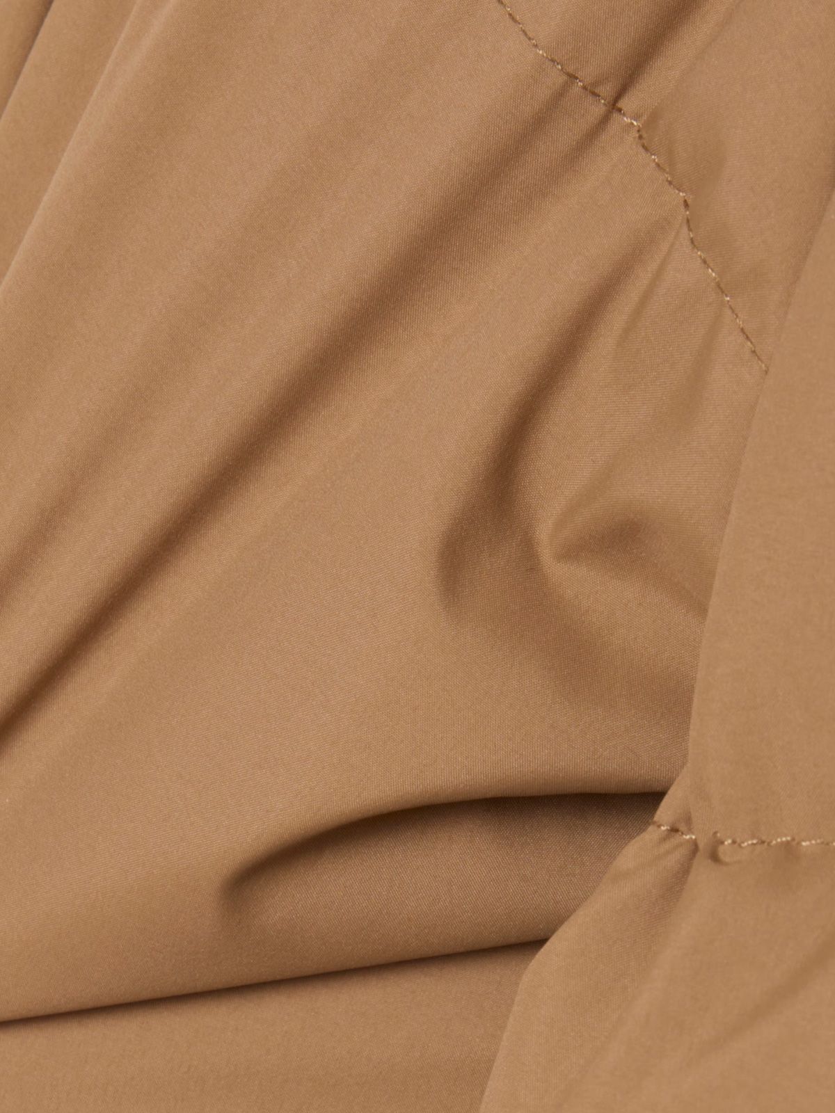 Beige puffer jacket LACOSTE