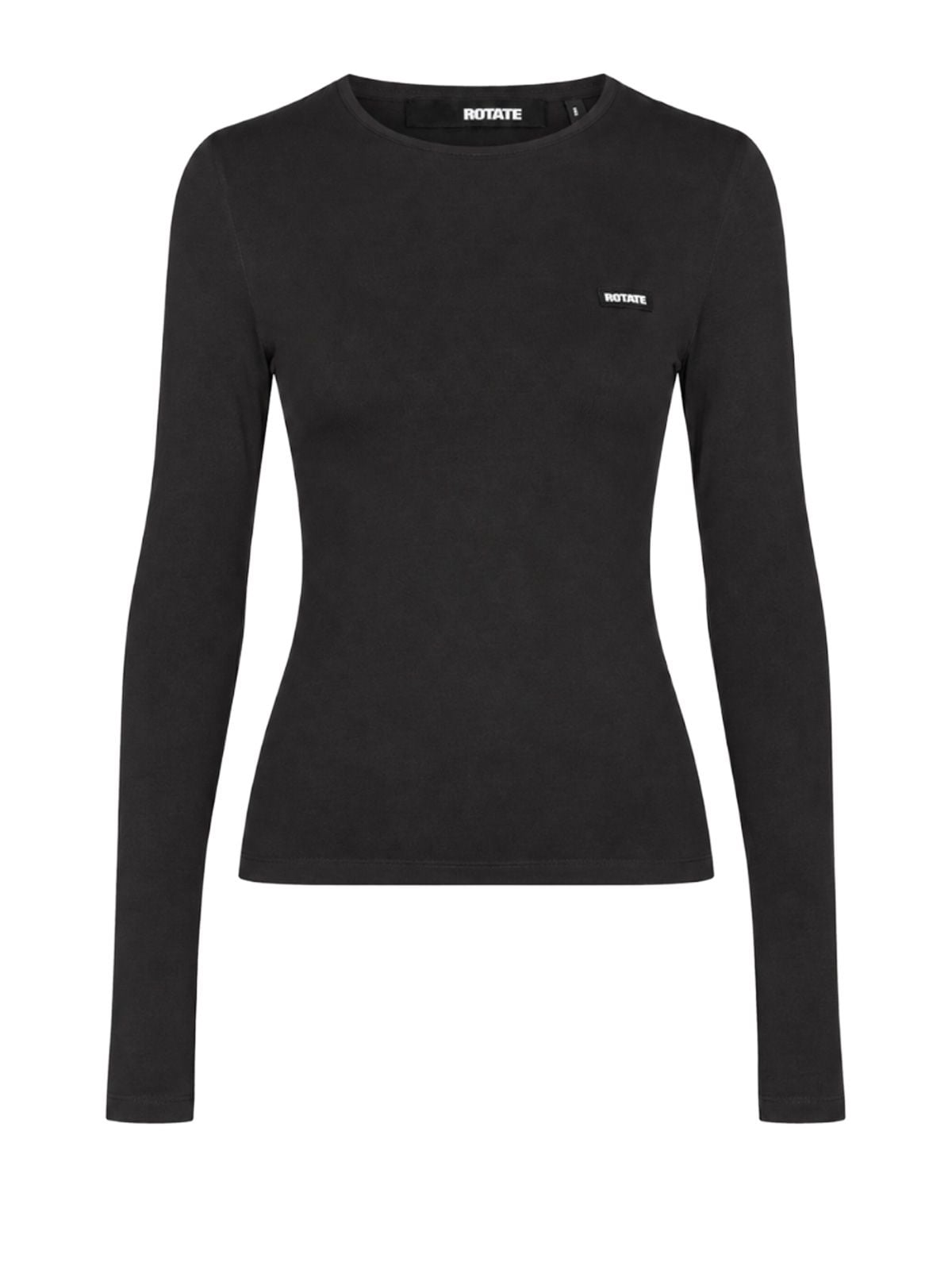 T-shirt nera a manica lunga