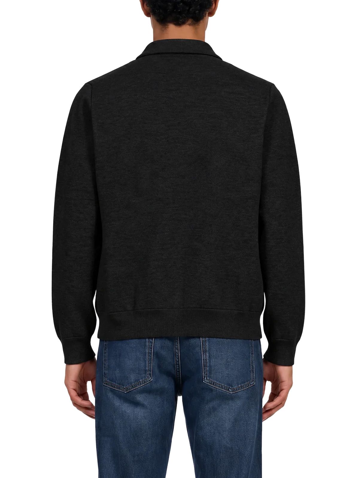 Black double bomber LARDINI