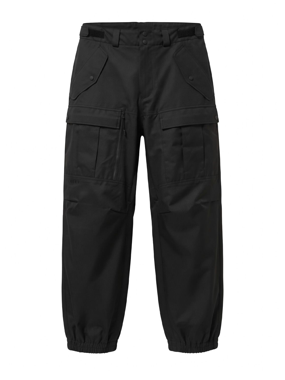 Black bravo cargo shell pants