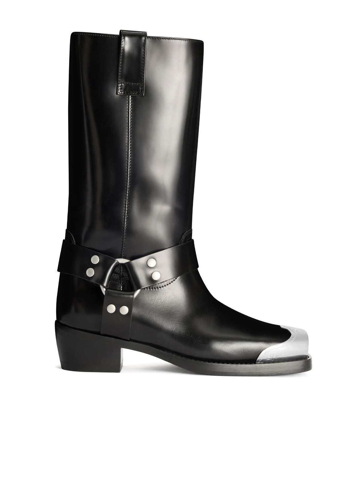 Black roxy embellished toe boots