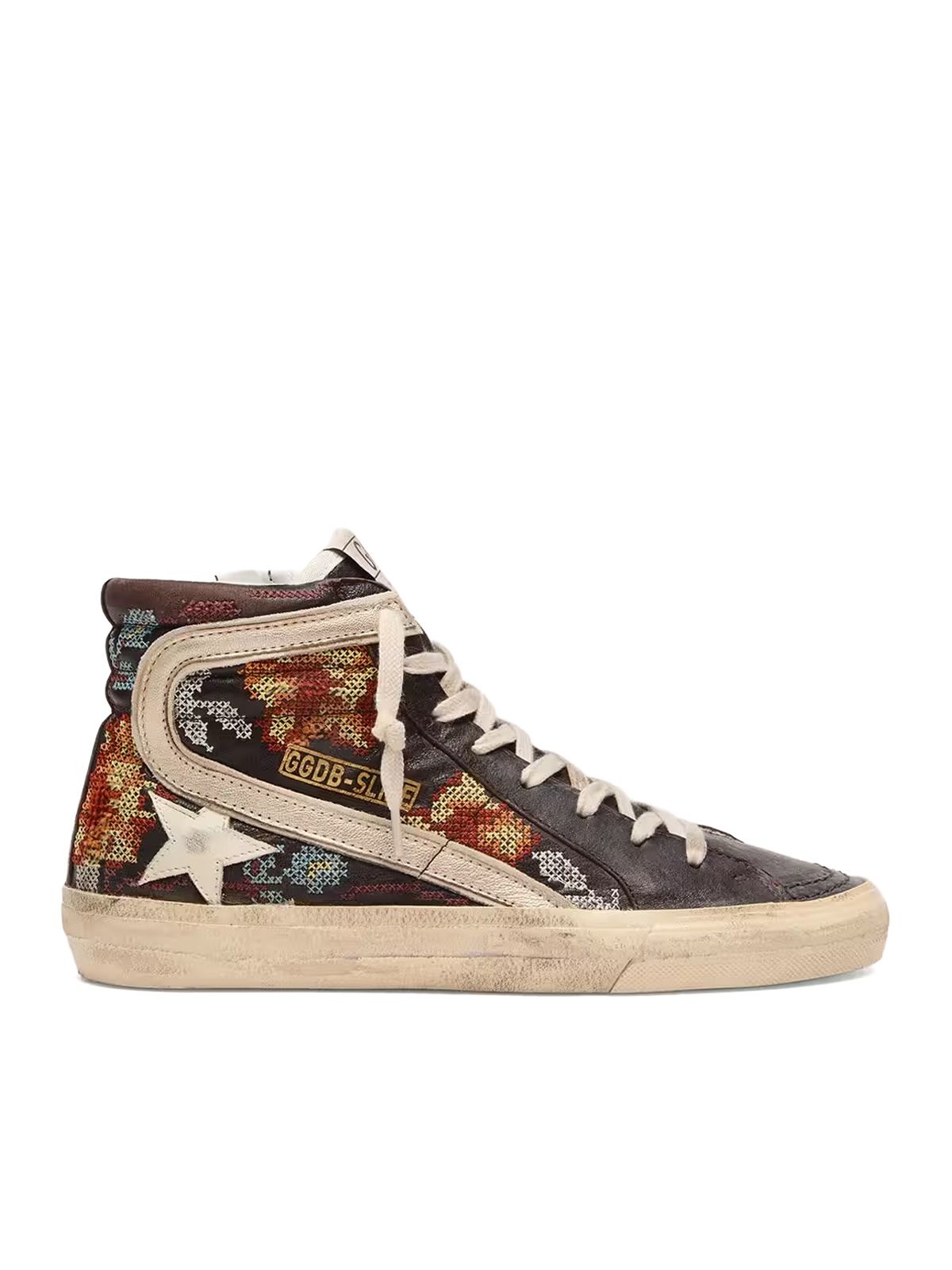 Multicolor slide sneakers