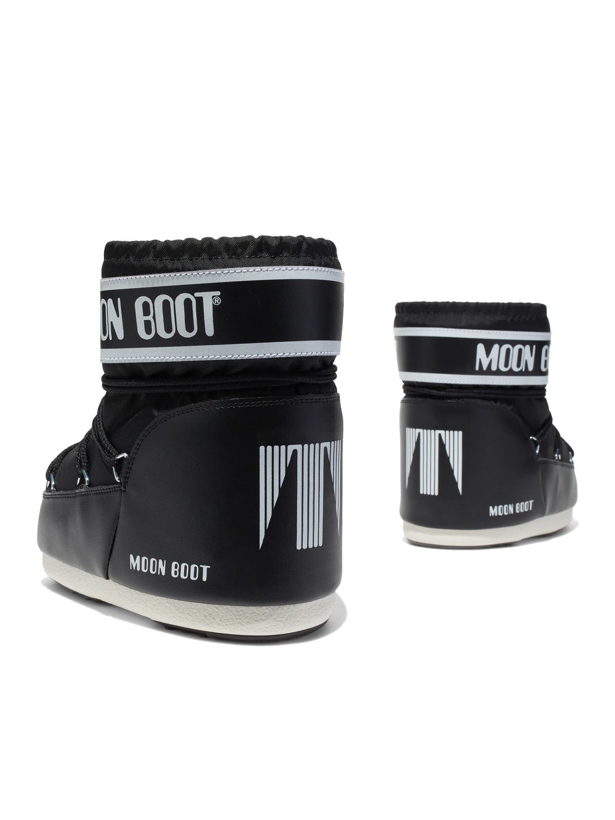 Stivali icon low nylon neri MOON BOOT