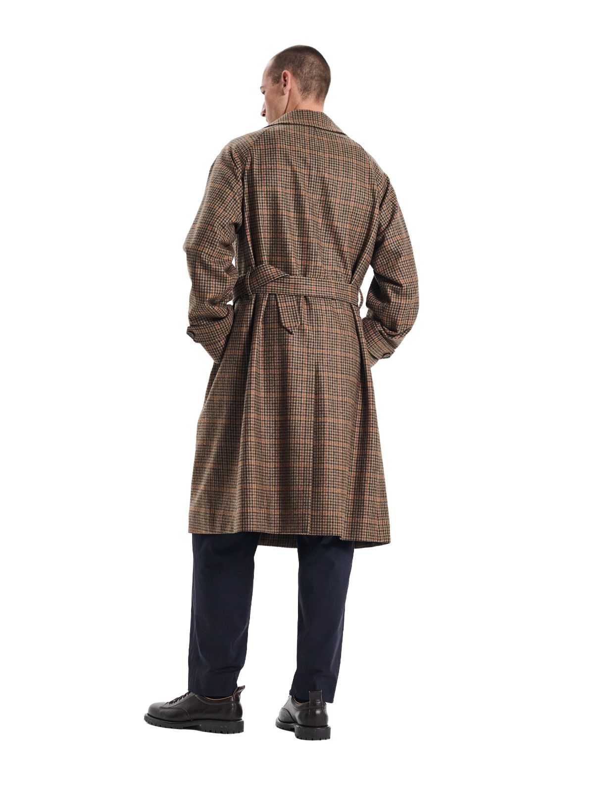 Brown checked alston coat MACKINTOSH